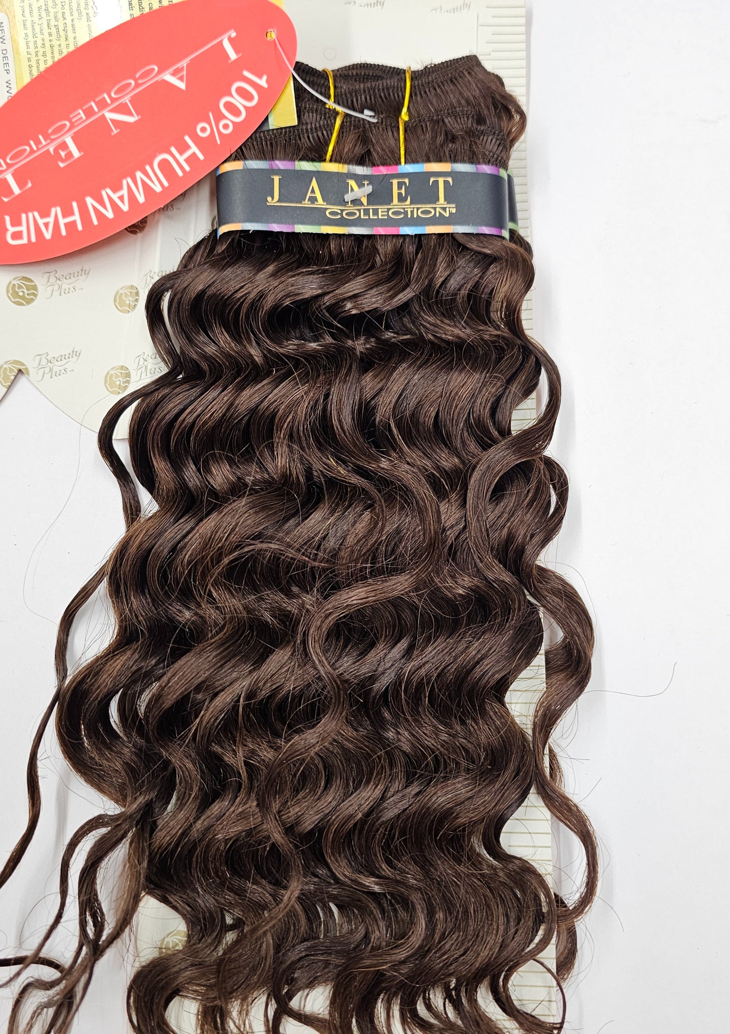 100% human hair weave tangle-free; new deep; curly; weft; sew-in; for women image 6