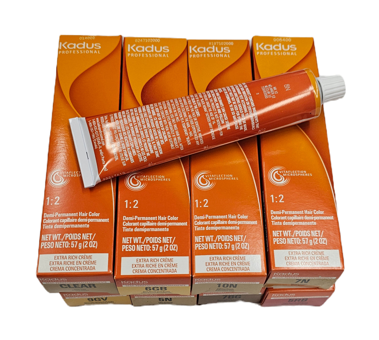 Kadus demi-permanent hair color; extra rich creme; 2oz; for unisex; by Wella image 2