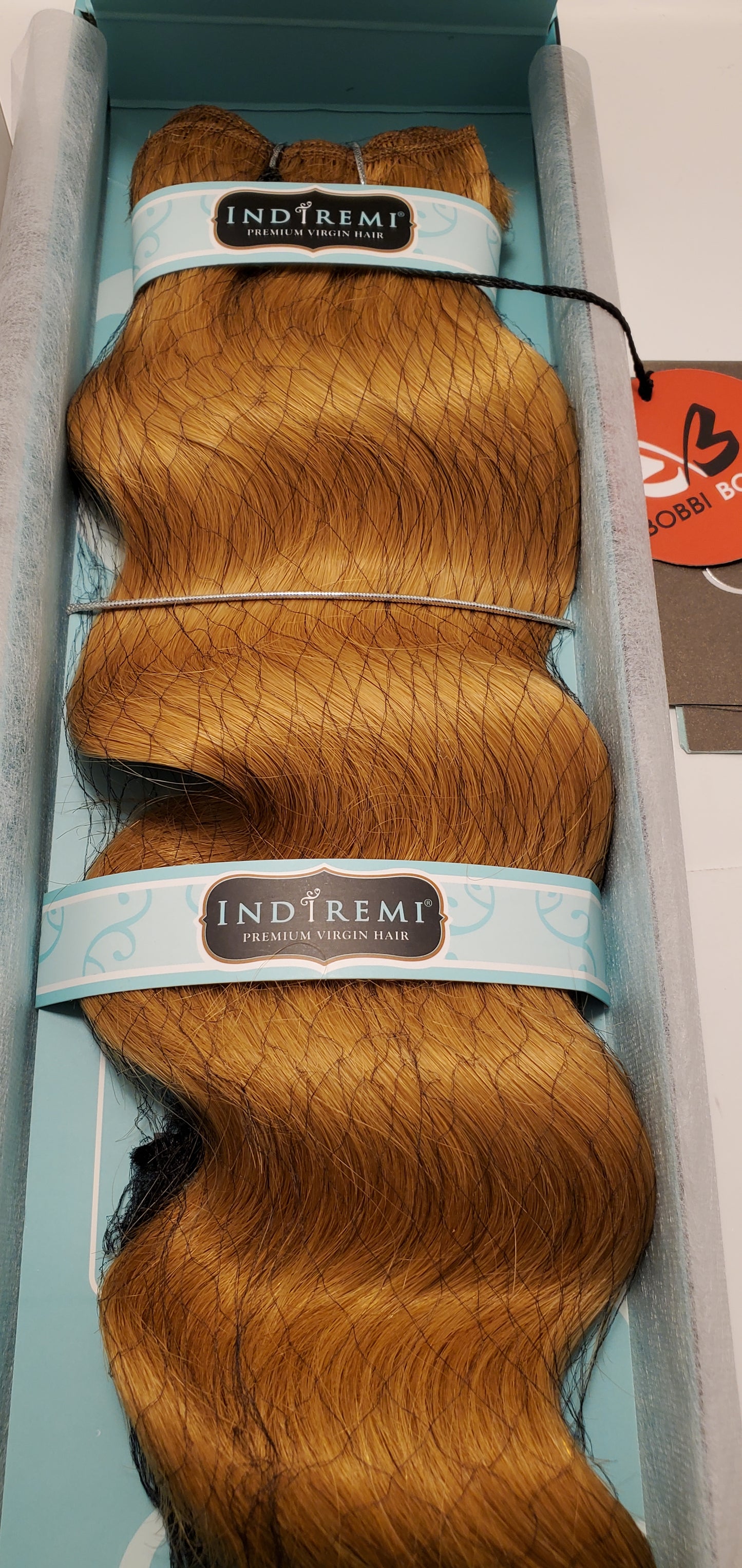 Bobbi Boss Indi Remi Premium virgin Human hair Weave;Ocean wave; Weft; for Women image 3