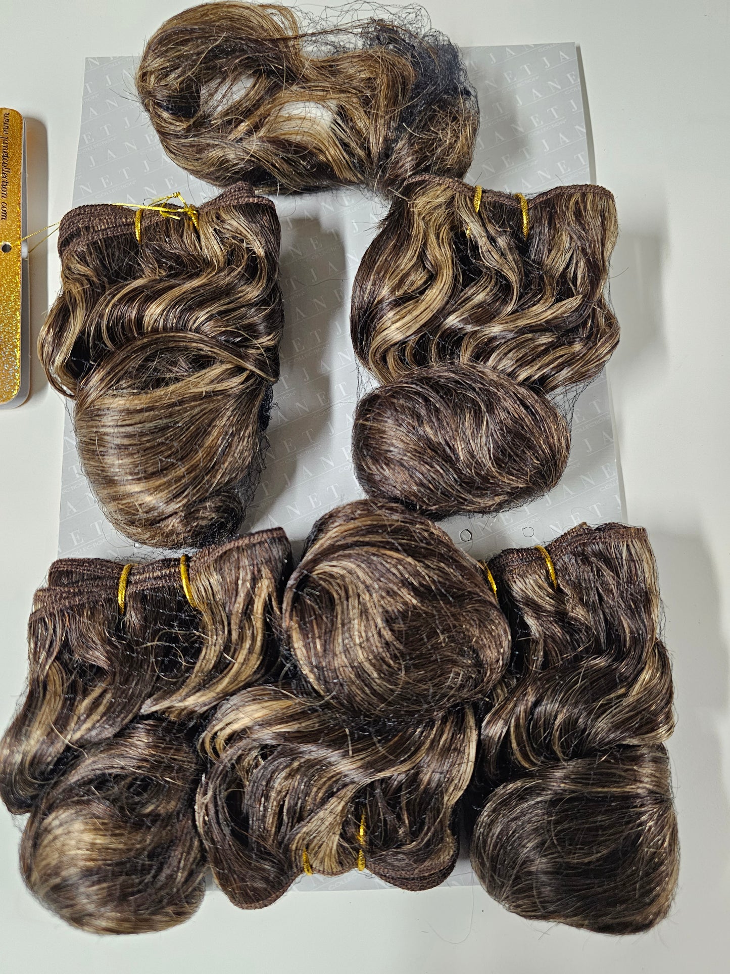 100% human hair tangle-free weave; deep romance; sew-in; curly; 6pcs. image 4