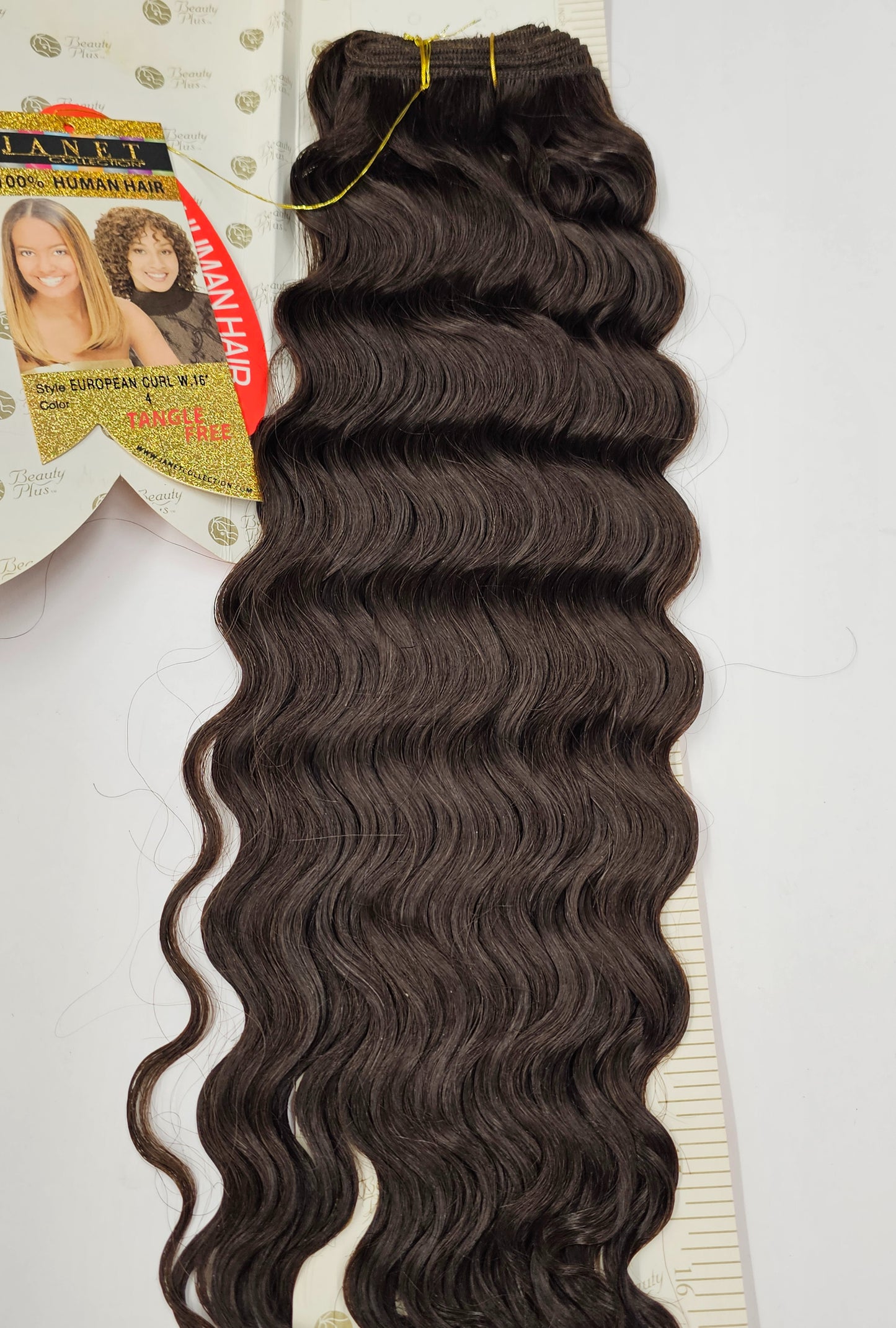 100% human hair tangle-free weave; European curl; sew-in; weft; curly; for women image 9