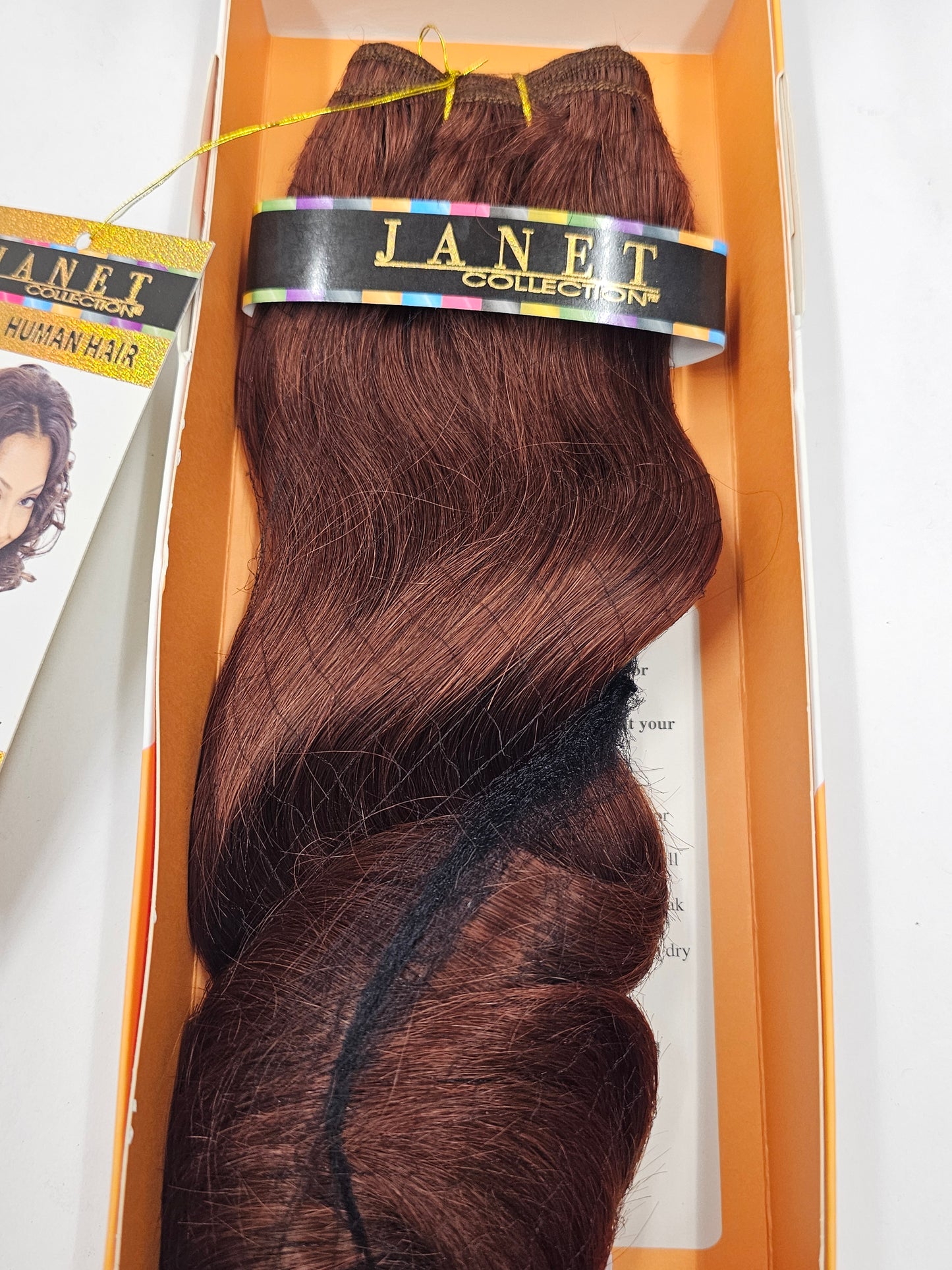 100% human hair weave tangle-free; French body and romance; weft; sew-in image 2