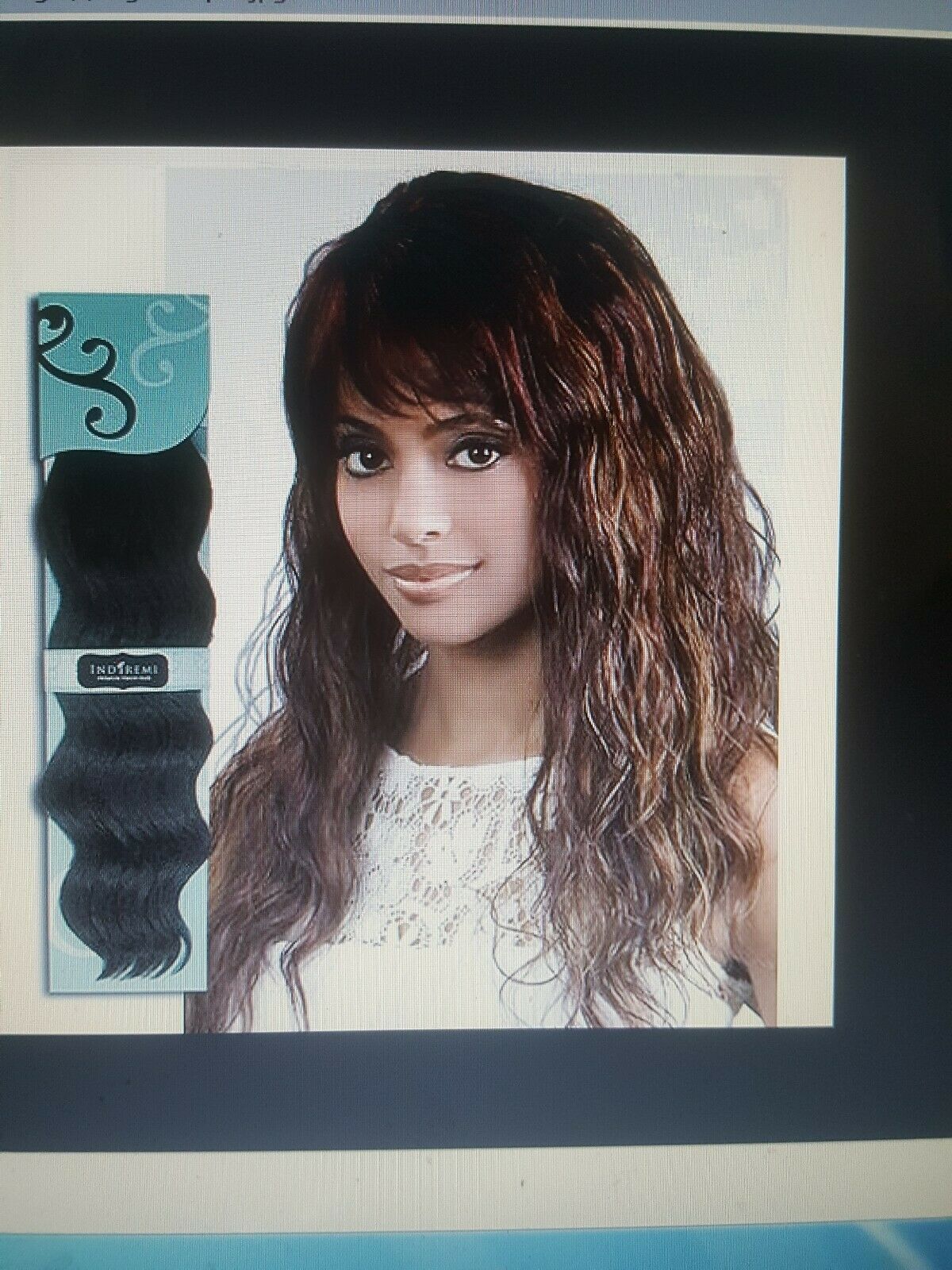 Bobbi Boss Indi Remi Premium virgin Human hair Weave;Ocean wave; Weft; for Women image 0