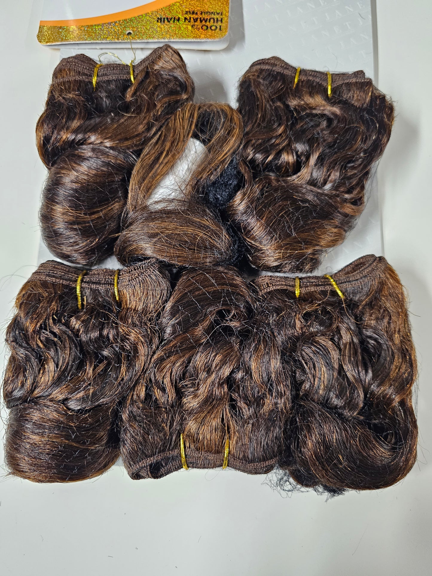 100% human hair tangle-free weave; deep romance; sew-in; curly; 6pcs. image 1