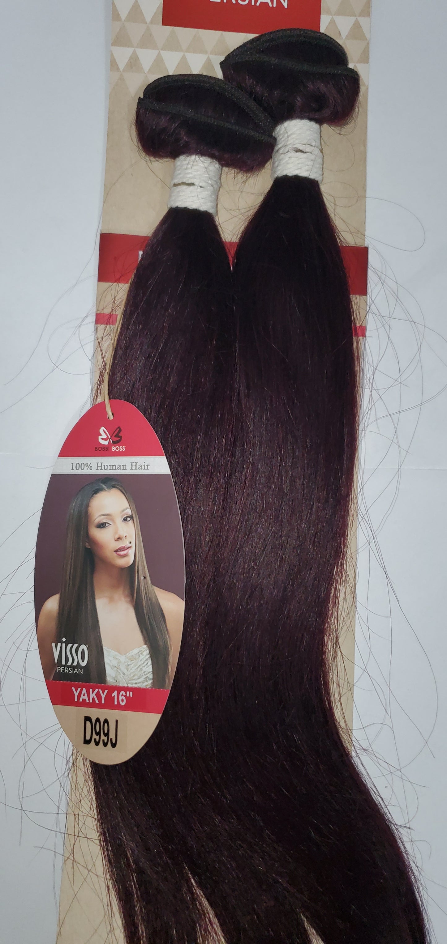 100% human hair weave; Visso persian yaky; straight; sew-in; weft; first class image 5