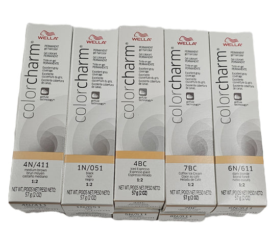 Wella color charm permanent gel haircolor; 2oz; for unisex image 0
