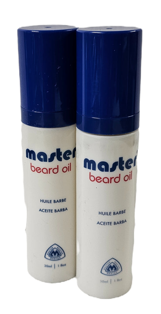 Set of 2 Master well comb beard oil; 1fl.oz x 2; for men image 0