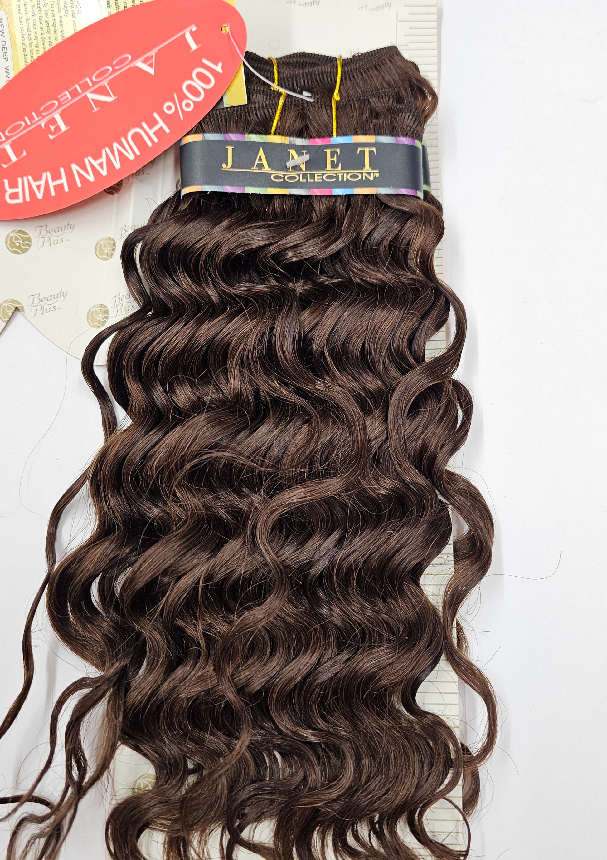100% human hair weave tangle-free; new deep; curly; weft; sew-in; for women image 6