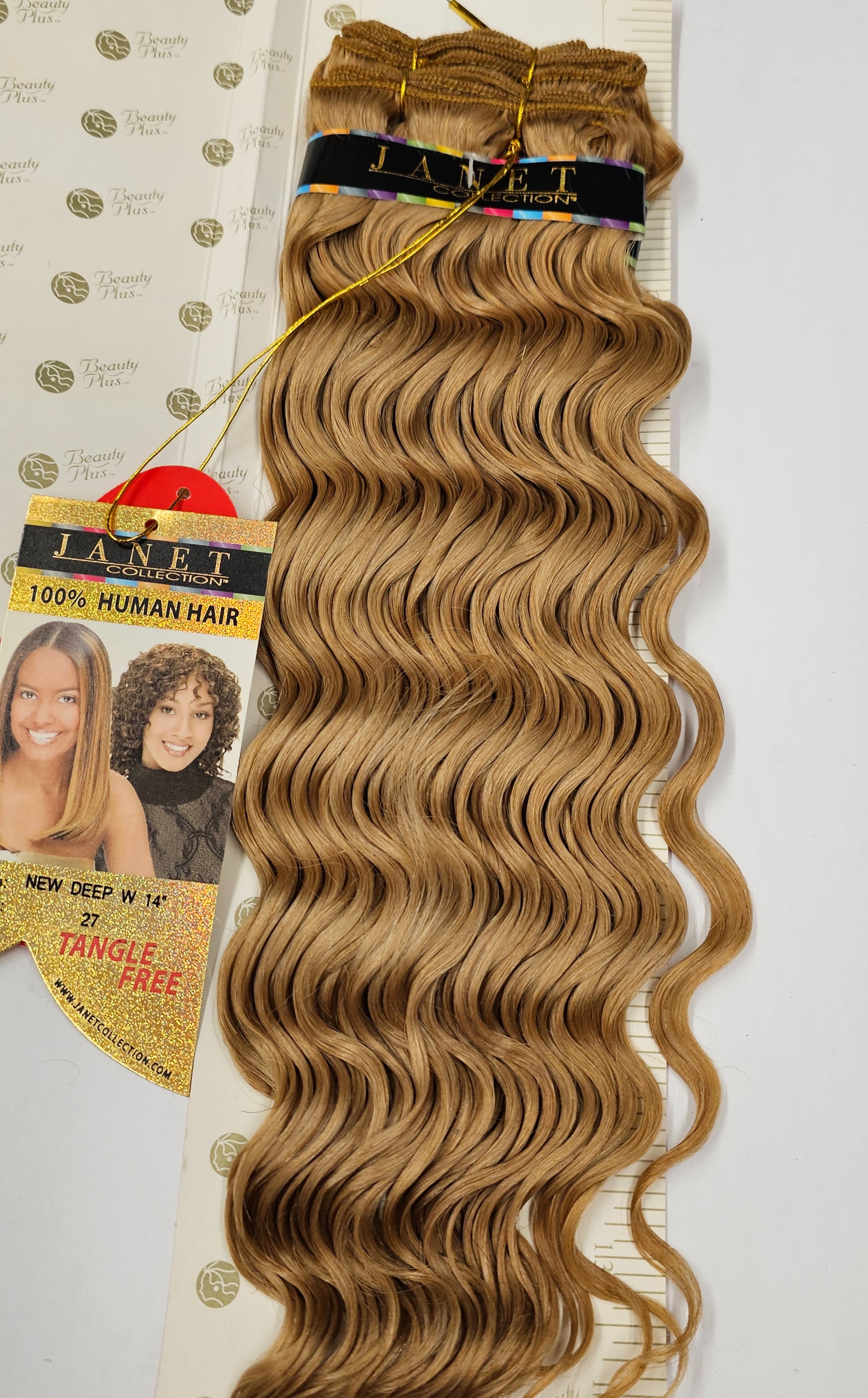 100% human hair weave tangle-free; new deep; curly; weft; sew-in; for women image 4