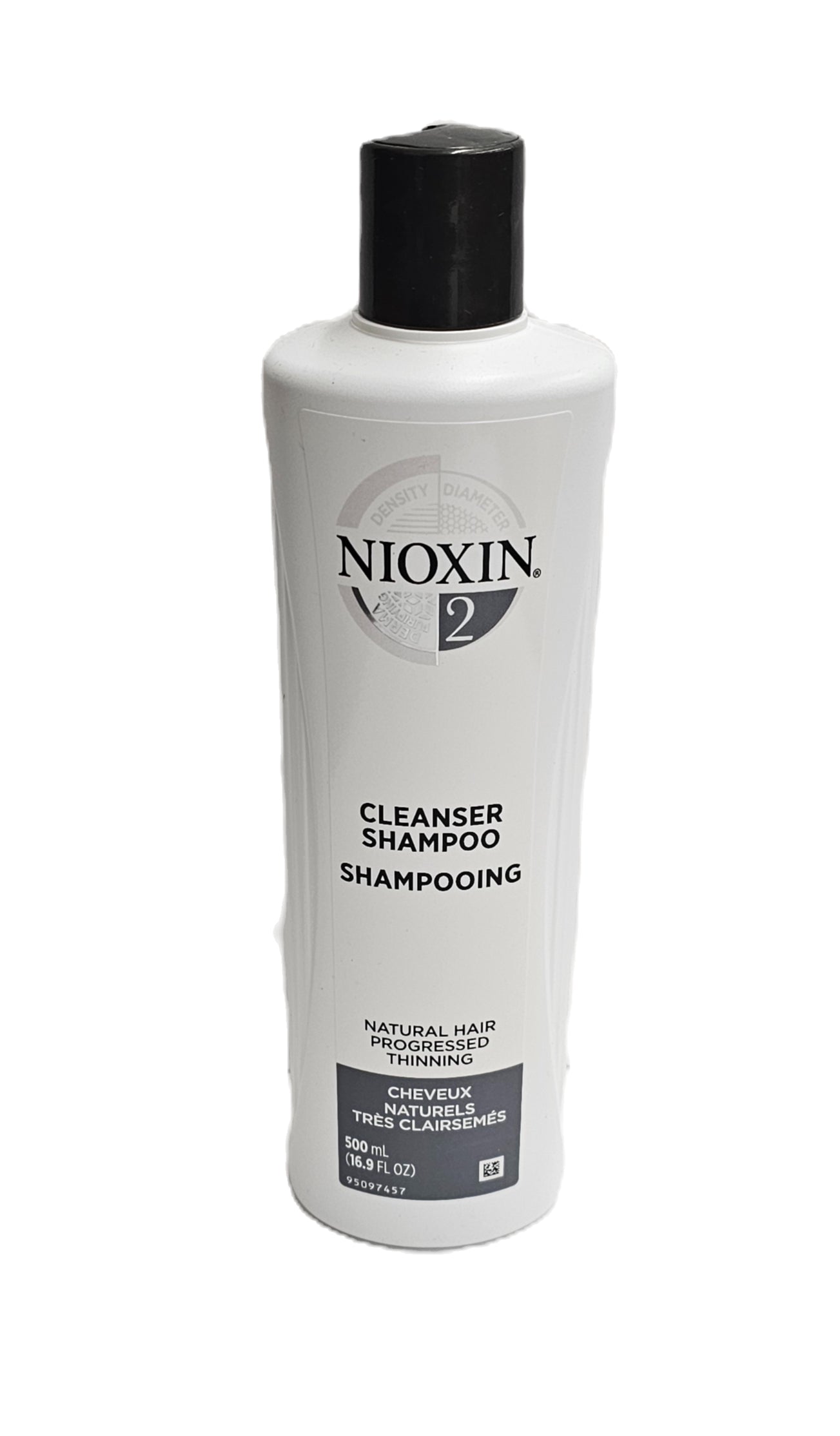 Nioxin 2 Cleanser shampoo; natural hair progressed thinning; 16.9fl.oz image 1