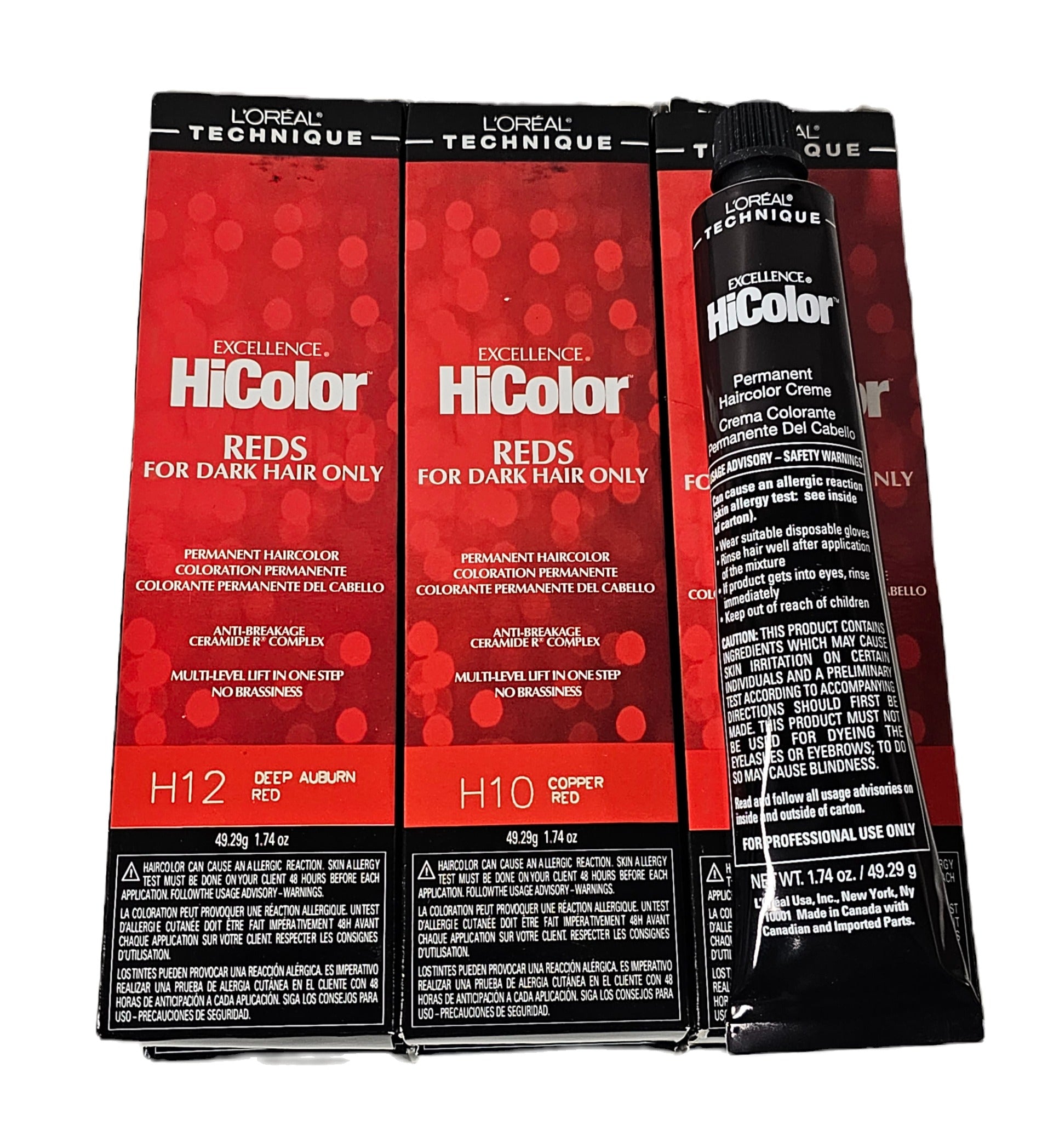 L'Oreal excellence Hicolor; Reds; dark hair only; permanent hair color; 1.74oz image 0
