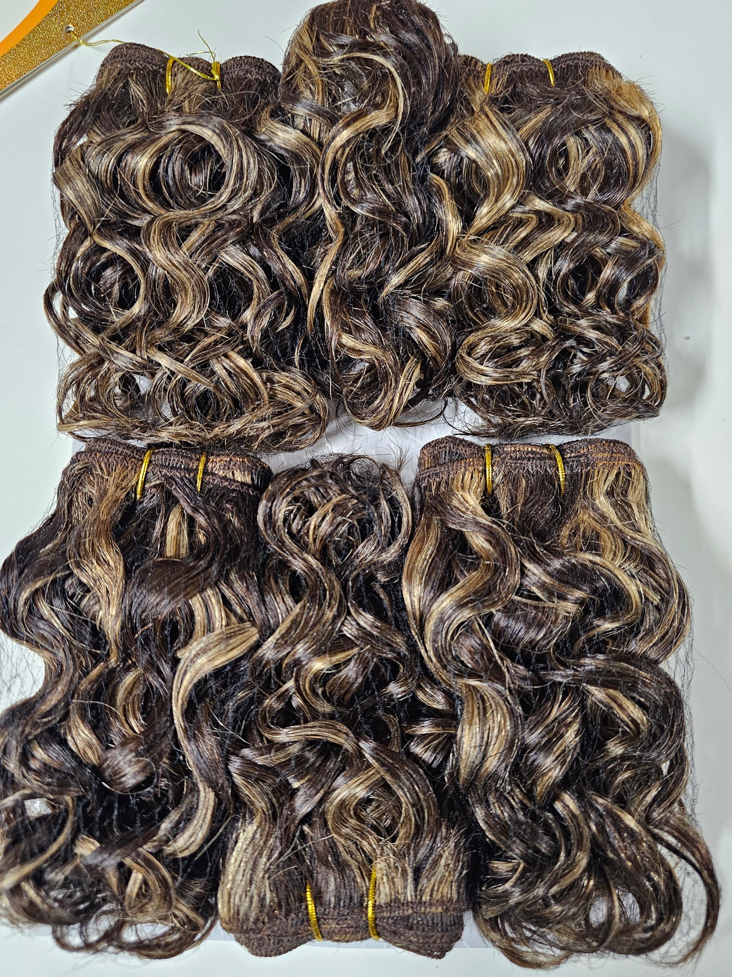 100% human hair tangle-free weave; Adante; deep curls; sew-in; 6pcs. image 3