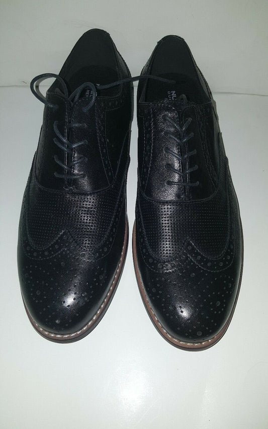 NUNN BUSH TRISTAN WINGTIP OXFORD MEN'S SHOES; BLACK;84677001;M image 0