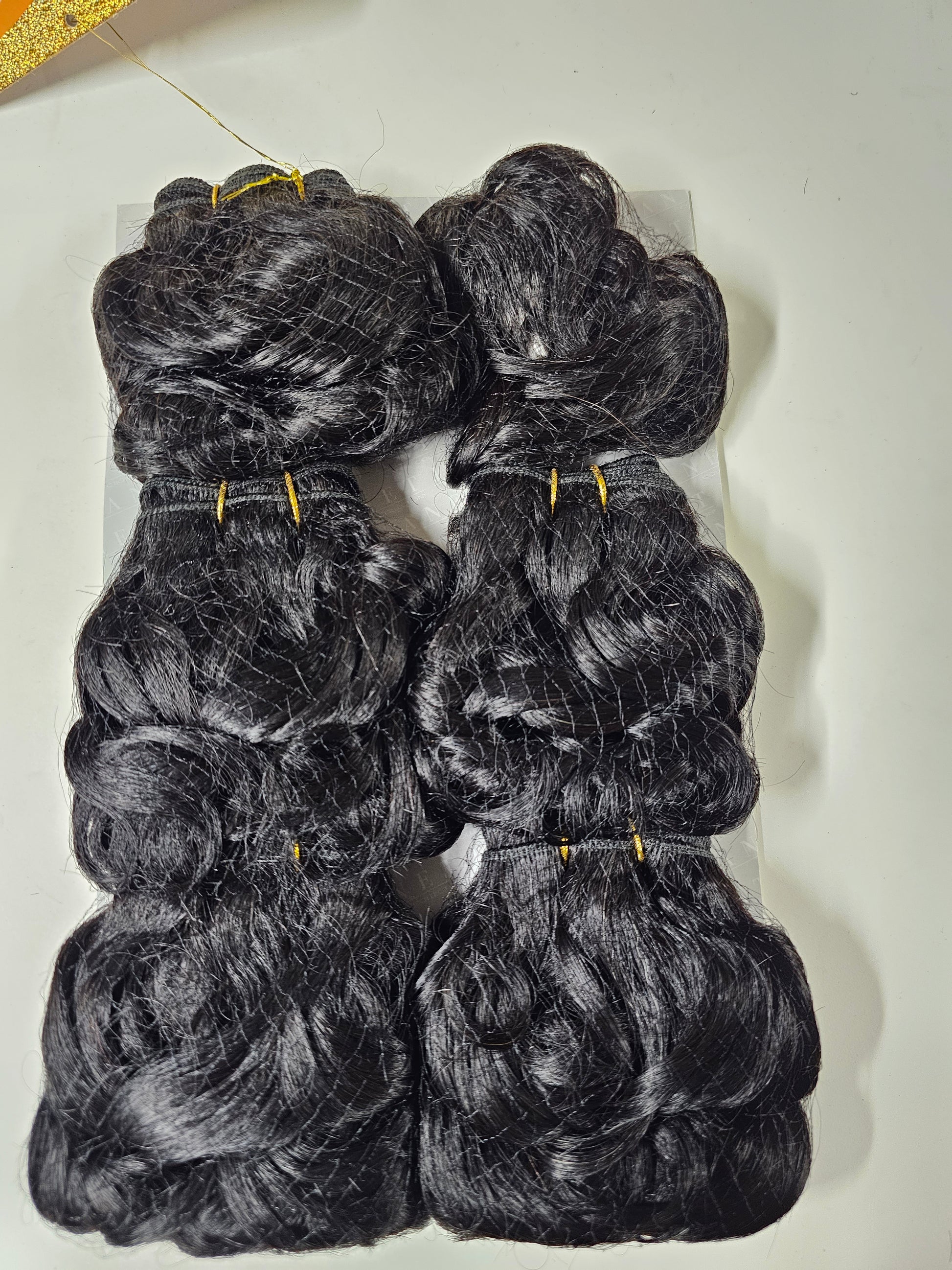 100% human hair tangle-free weave; Allegretto; sew-in; curly; 6pcs; fo image 4