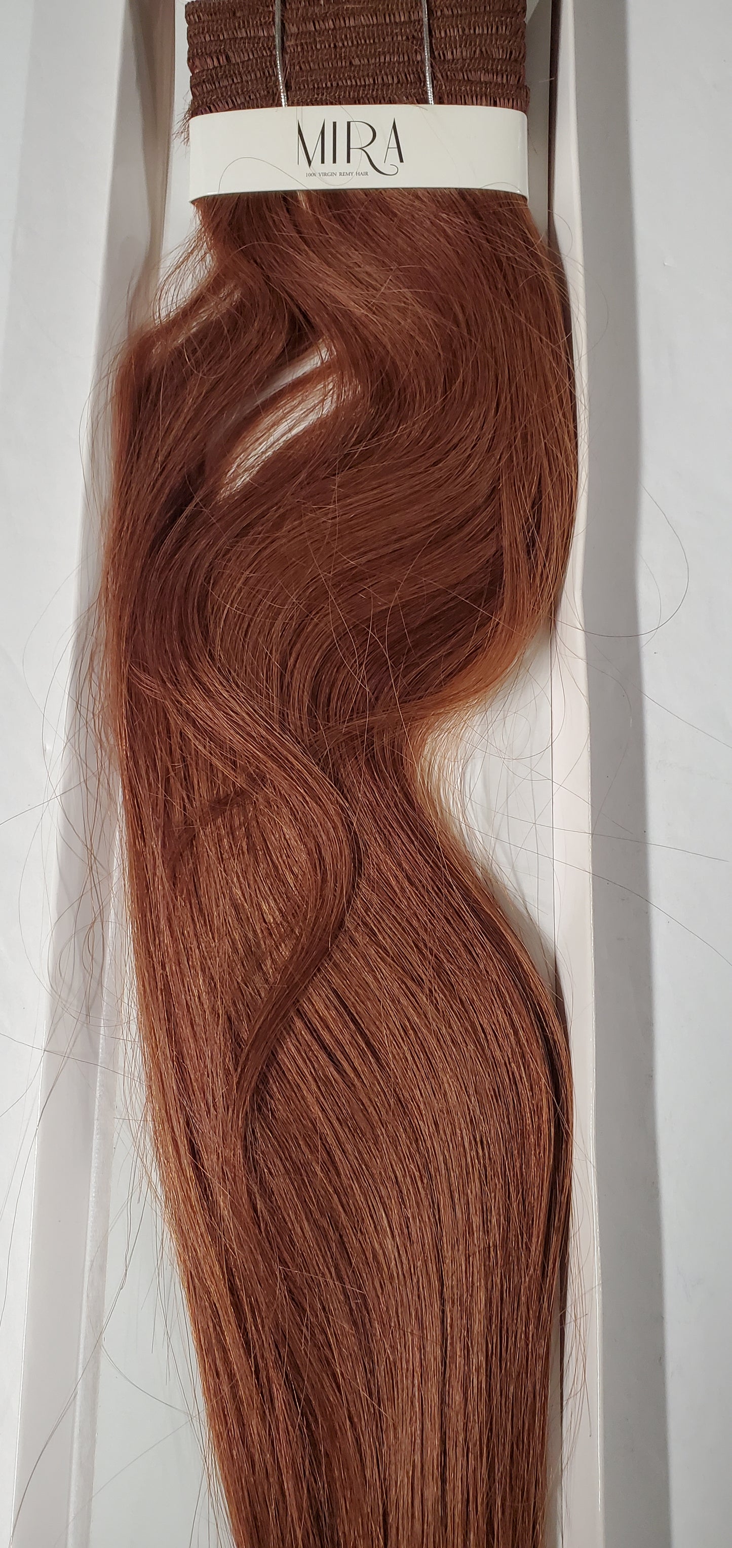100% virgin remy hair tangle-free; Yaky weave; straight; weft; sew-in; for women image 6