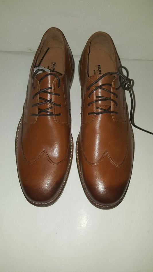 NUNN BUSH CHARLIE WINGTIP OXFORD MEN'S SHOES; COGNAC;81738221;M image 0