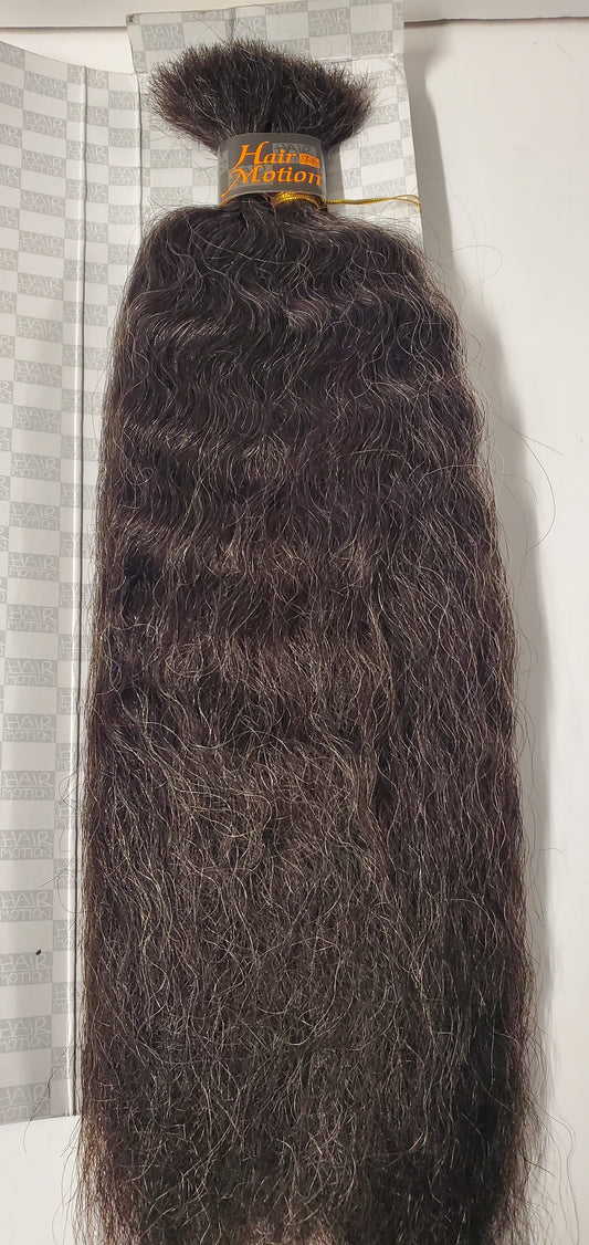 Human hair blended super bulk; wavy; for braiding; 14 inch color 34; Hair Motion image 0