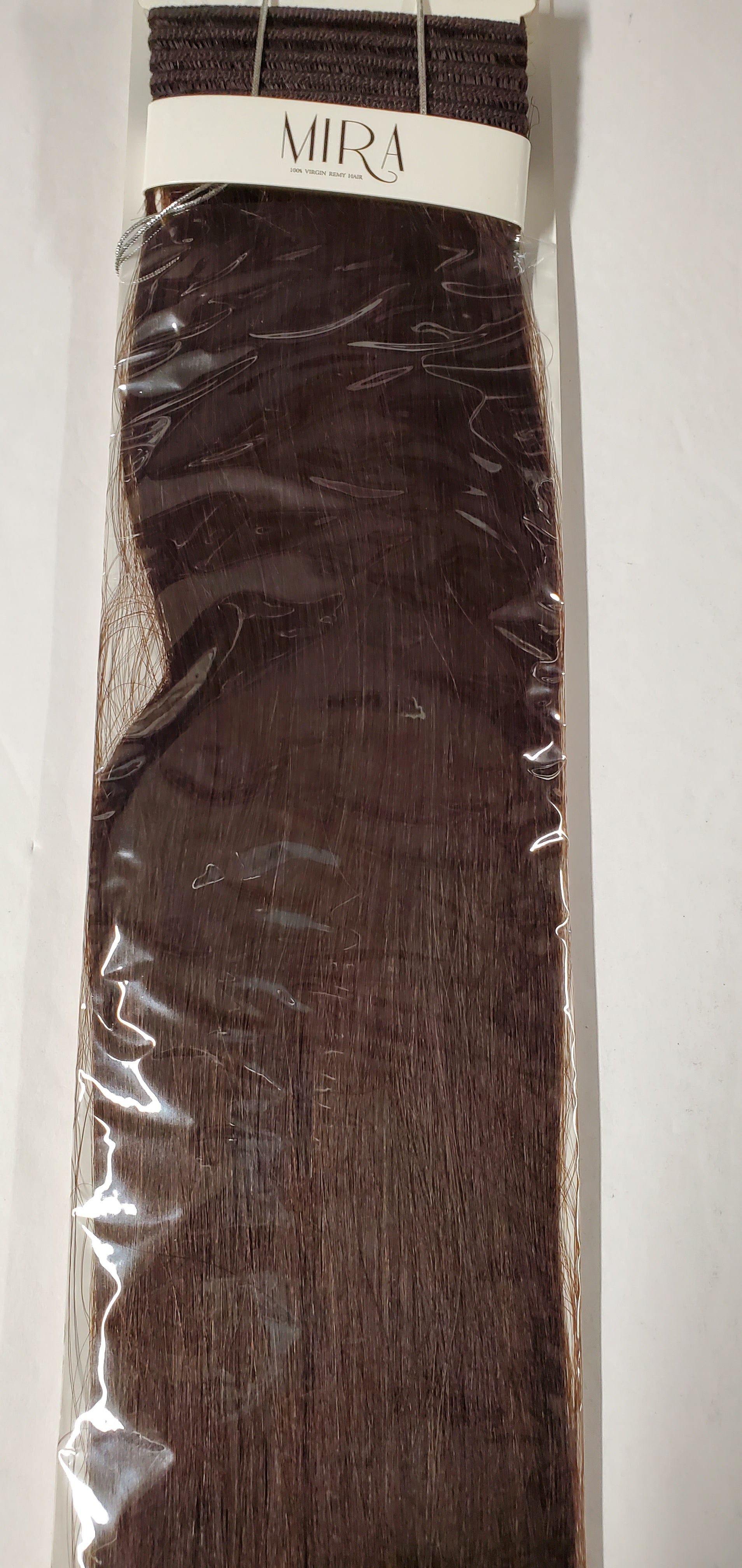 100% virgin remy hair tangle-free; Yaky weave; straight; weft; sew-in; for women image 7