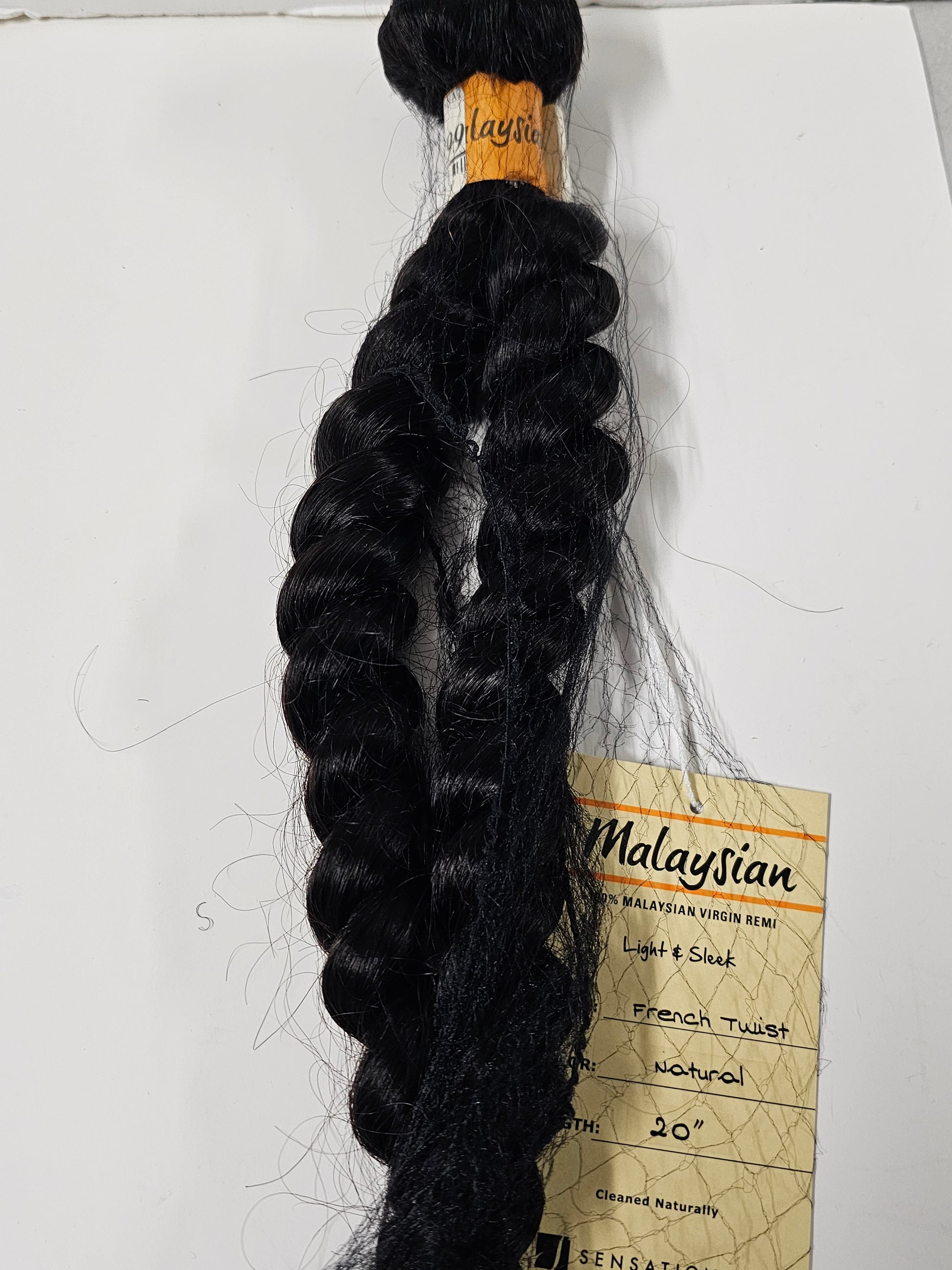 100% Malaysian virgin remi human hair weave; curly; weft; sew-in; French twist image 1