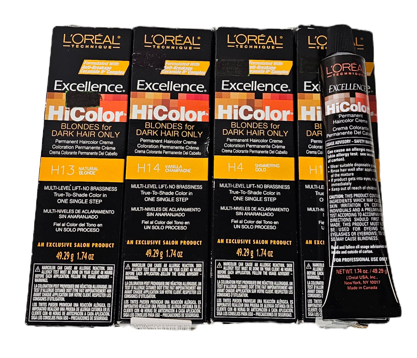 L'Oreal excellence Hicolor; Blondes; dark hair only; permanent hair color;1.74oz image 0