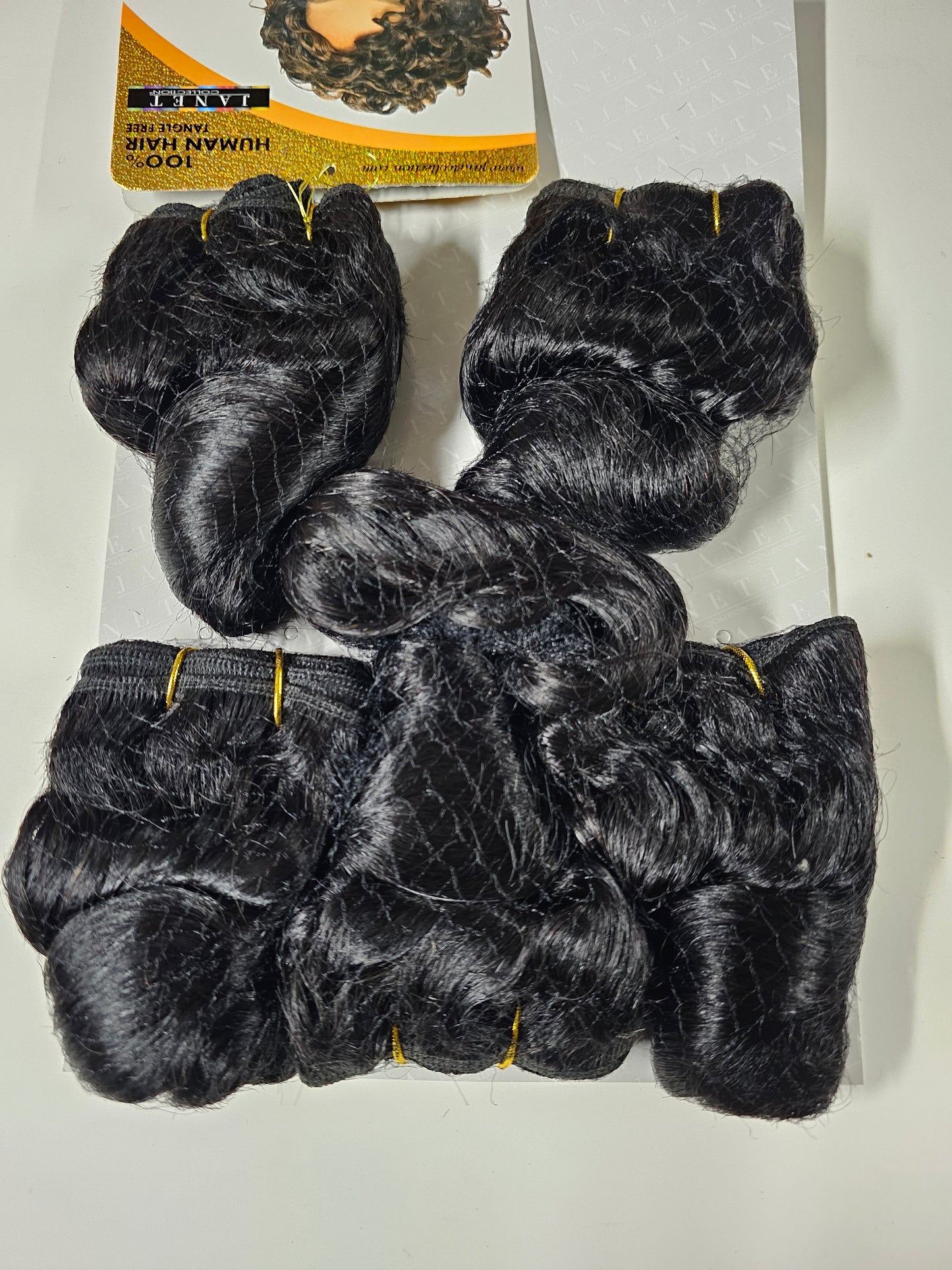 100% human hair tangle-free weave; deep romance; sew-in; curly; 6pcs. image 3