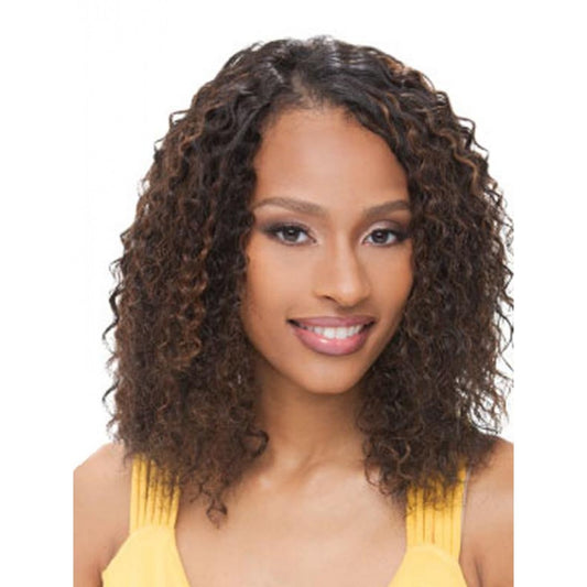 100% Indian remy human hair water deep weave; wet and wavy; curly; weft; sew-in image 0
