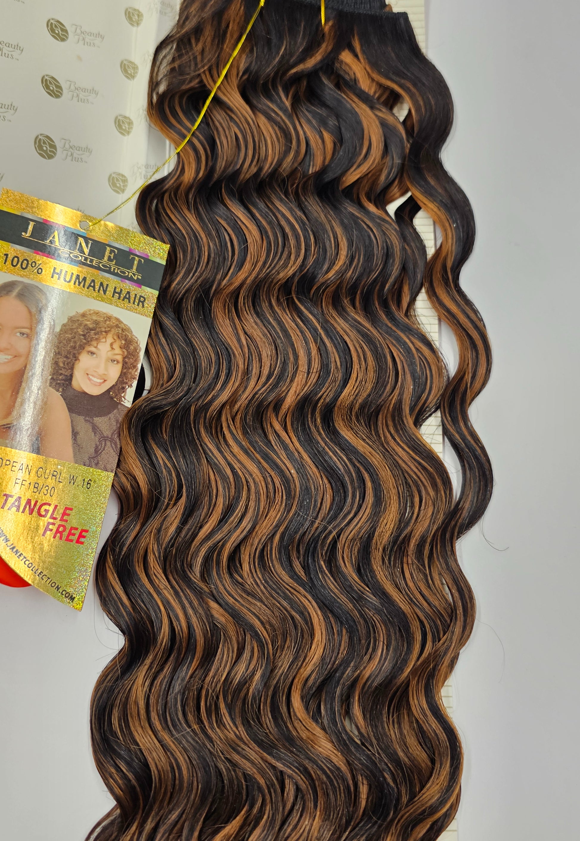 100% human hair tangle-free weave; European curl; sew-in; weft; curly; for women image 10