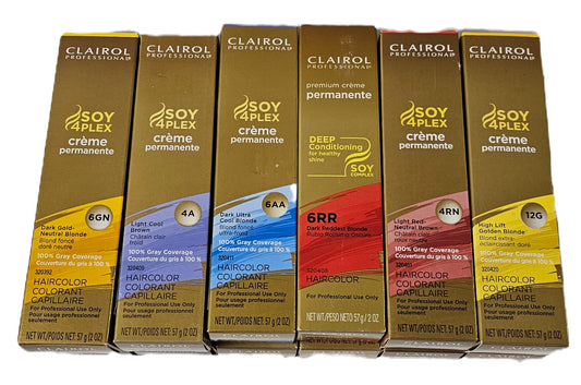 Clairol professional Soy4plex creme permanente haircolor; 2oz ; for unisex image 0