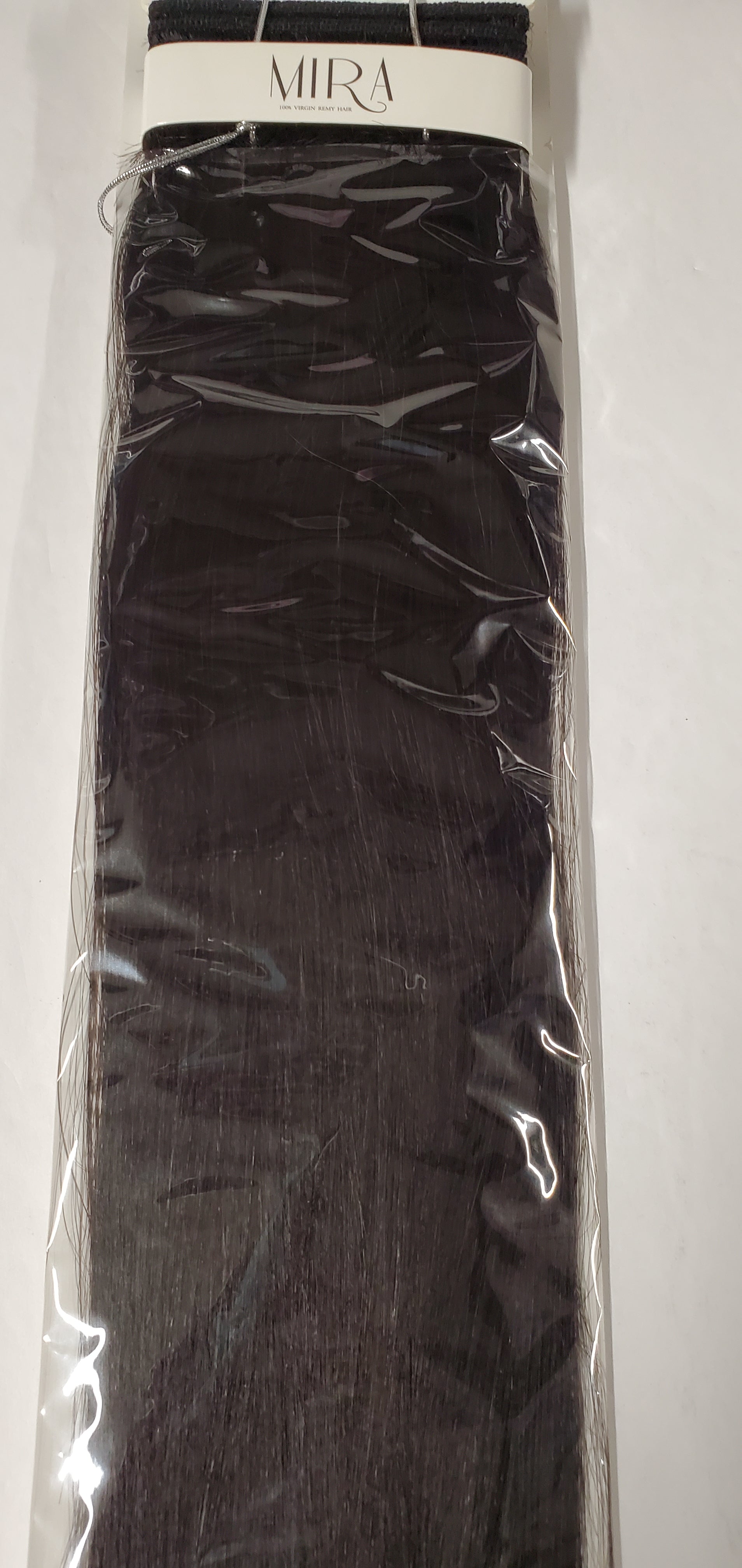 100% virgin remy hair tangle-free; Yaky weave; straight; weft; sew-in; for women image 4