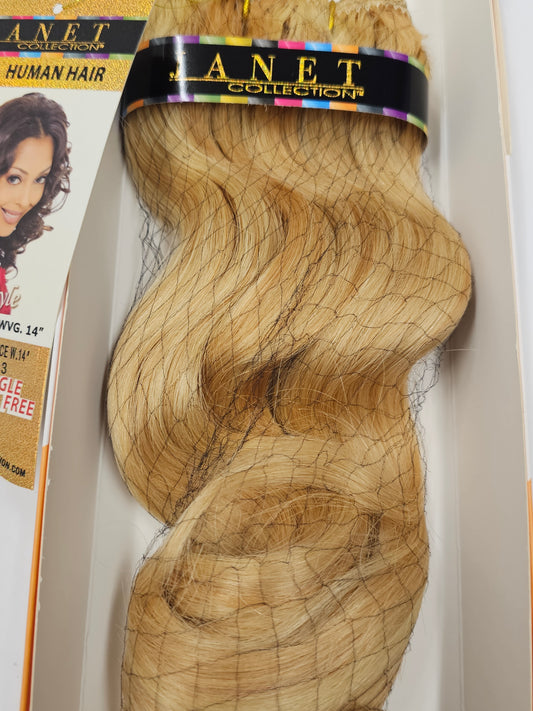 100% human hair weave tangle-free; French body and romance; weft; sew-in image 0