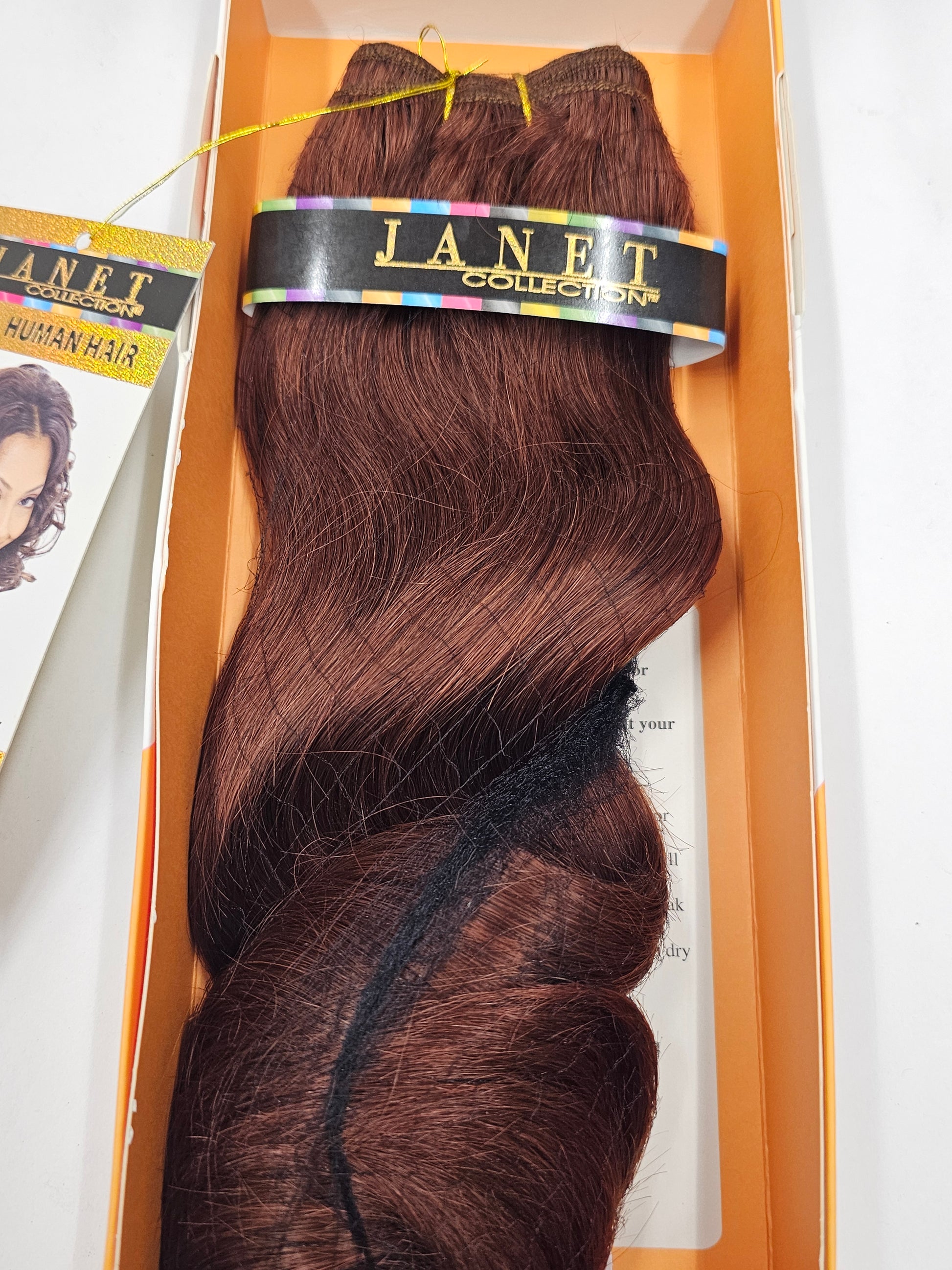 100% human hair weave tangle-free; French body and romance; weft; sew-in image 2