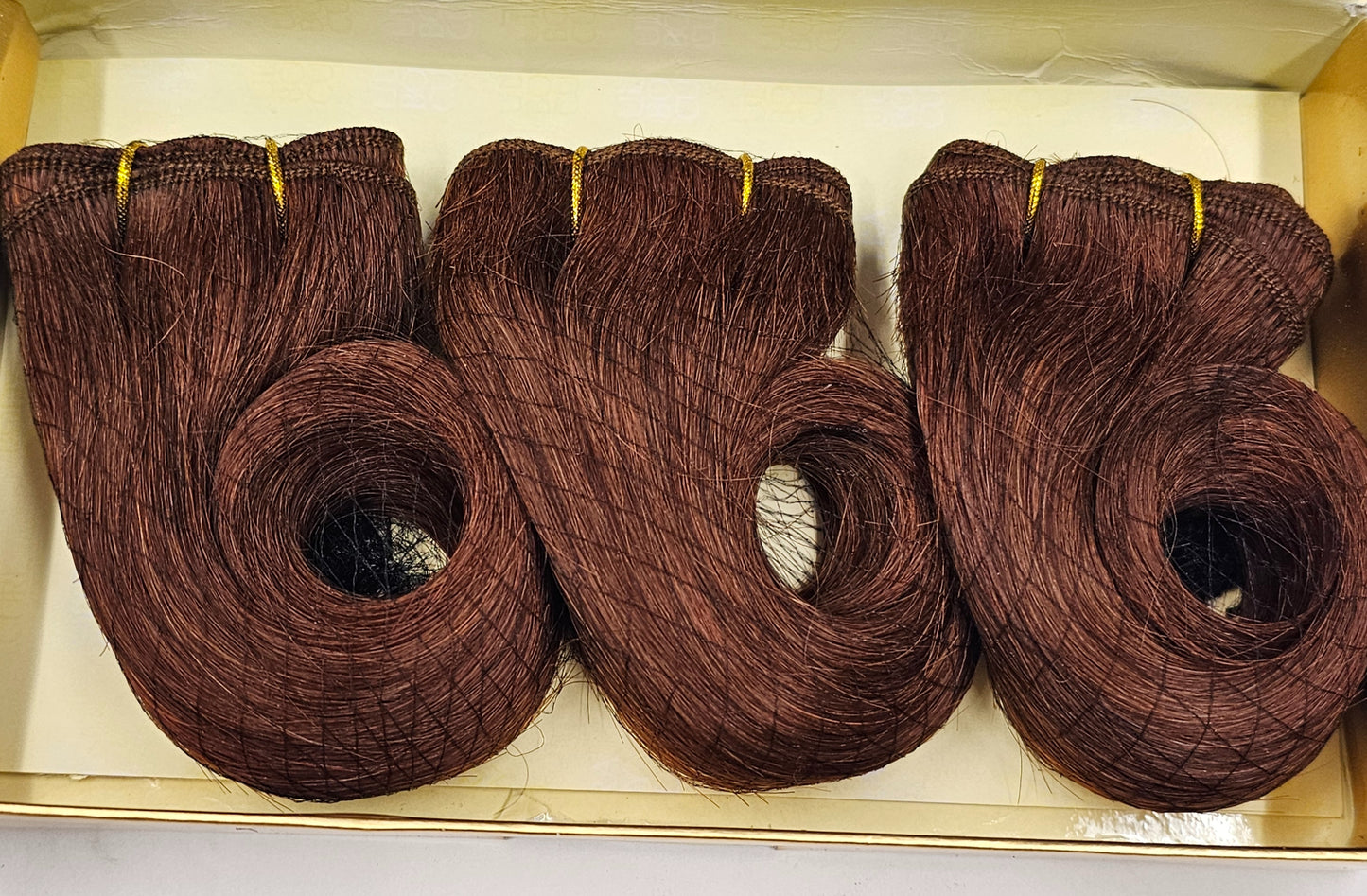100% human hair weave tangle-free; 8 inch; 3pcs; curly; wefts; sew-in; for women image 1
