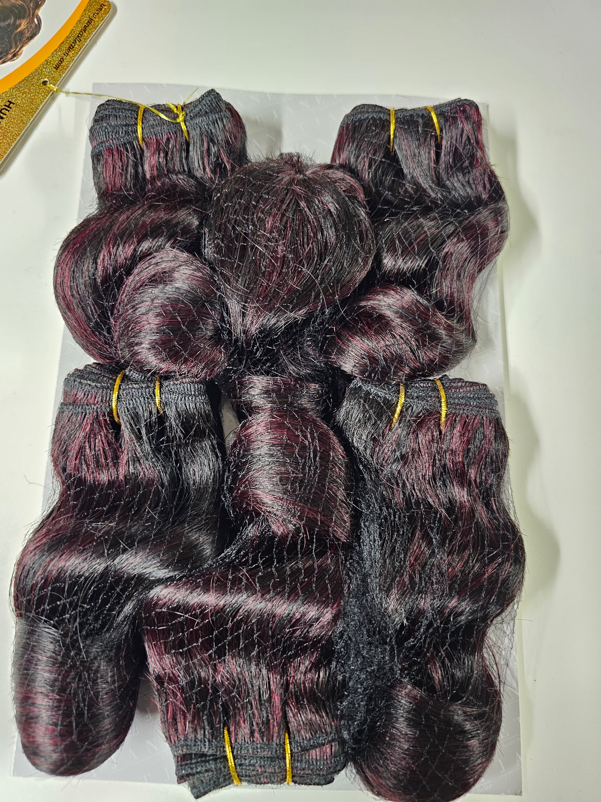 100% human hair tangle-free weave; body romance; sew-in; curly; 6pcs; for women image 6