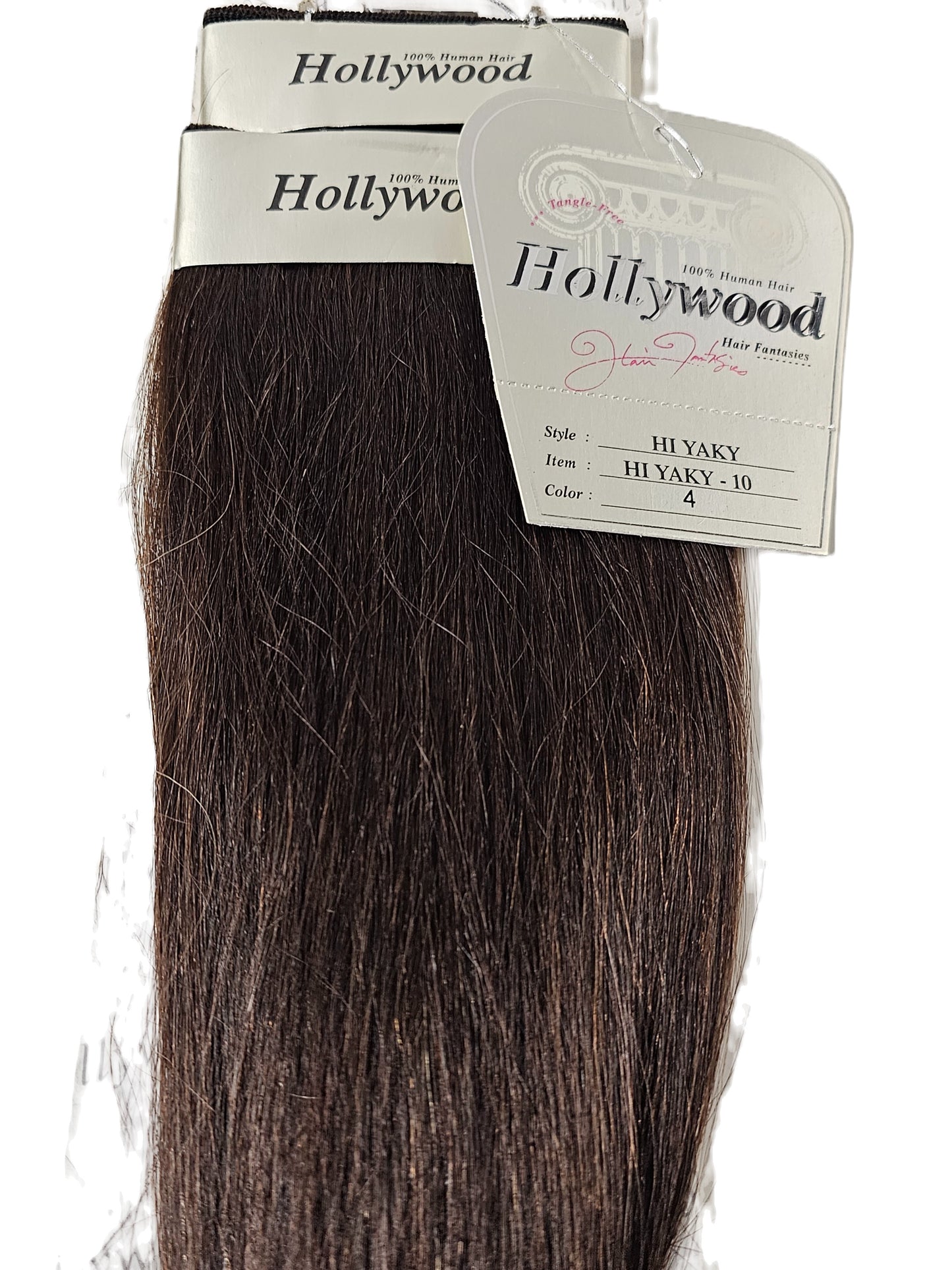 100% human hair tangle-free perm Hi Yaky weave; sew-in; weft; straight;women. image 1