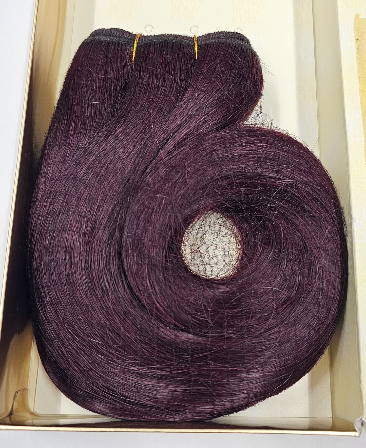 100% human hair tangle-free weave; Ultra body; wefts; sew-in; curly; for women image 0