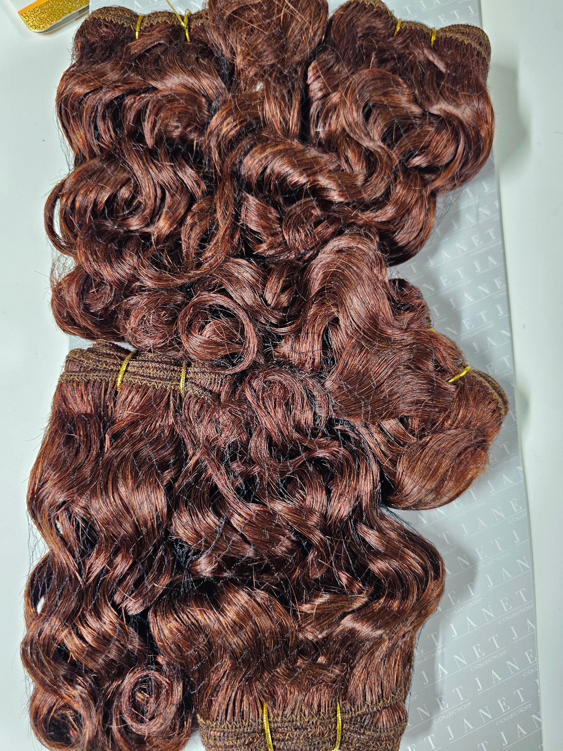 100% human hair tangle-free weave; Lento; curly; sew-in; 6pcs. image 5