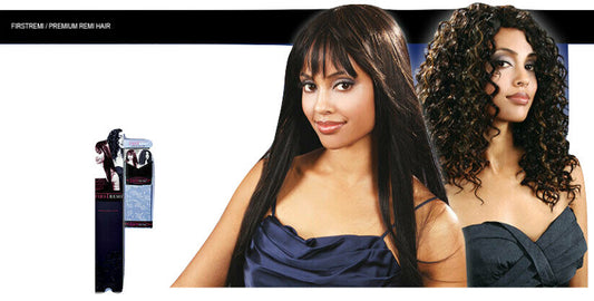 Bobbi Boss first remi premium remi hair weave; prime yaki; straight; sew-in image 0