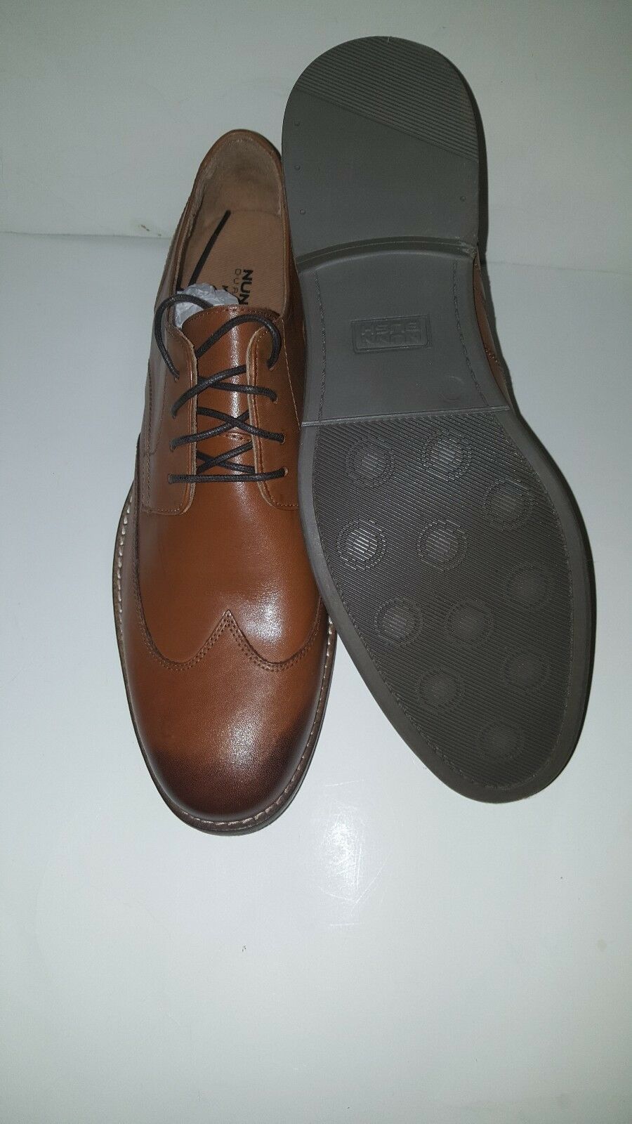 NUNN BUSH CHARLIE WINGTIP OXFORD MEN'S SHOES; COGNAC;81738221;M image 1