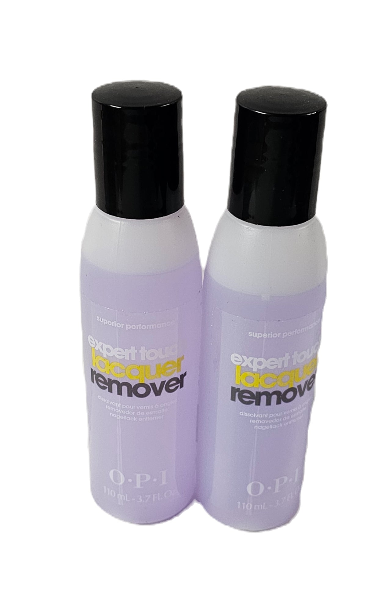 Set of 2 OPI expert touch lacquer remover; 3.7fl.oz x2; for women image 0