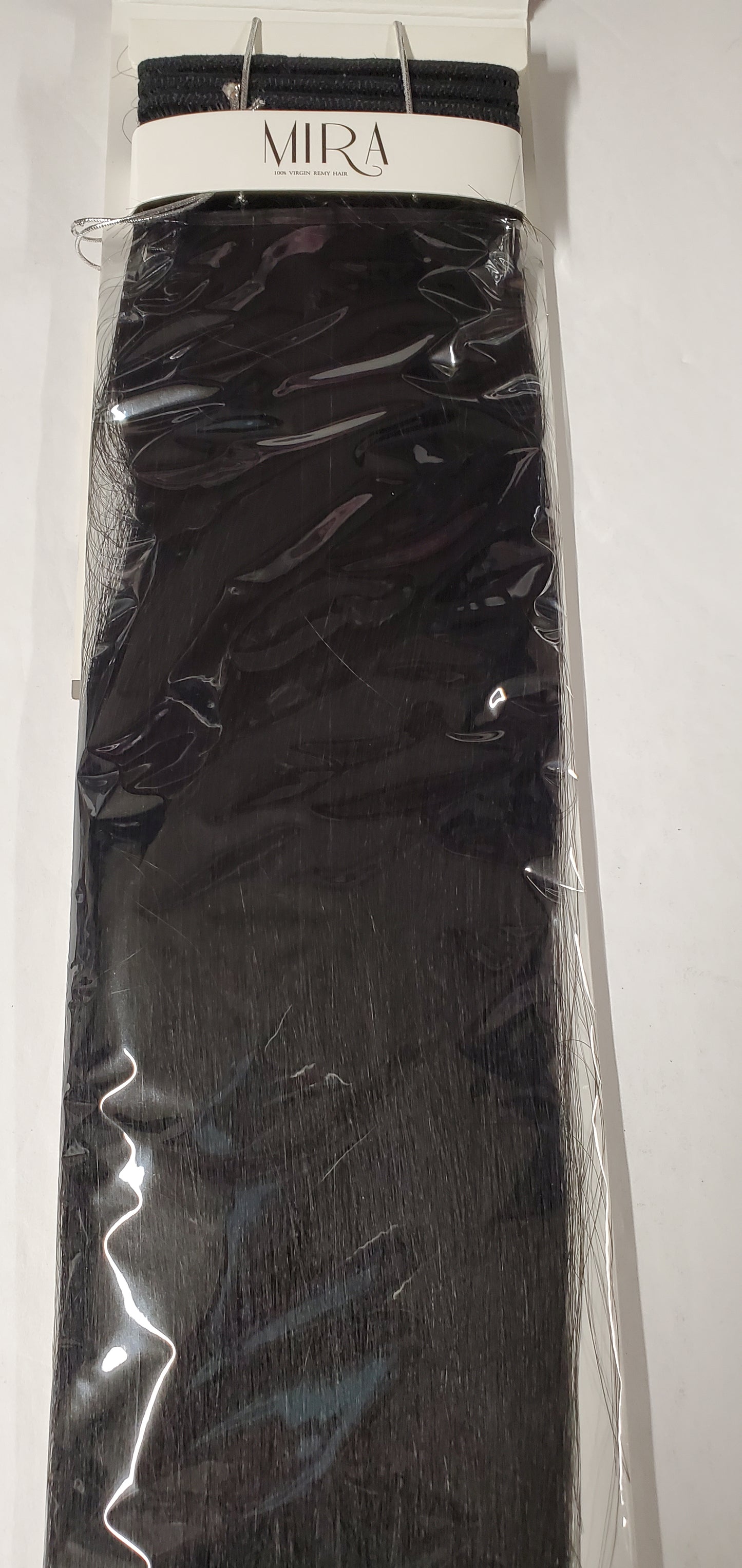 100% virgin remy hair tangle-free; Yaky weave; straight; weft; sew-in; for women image 5