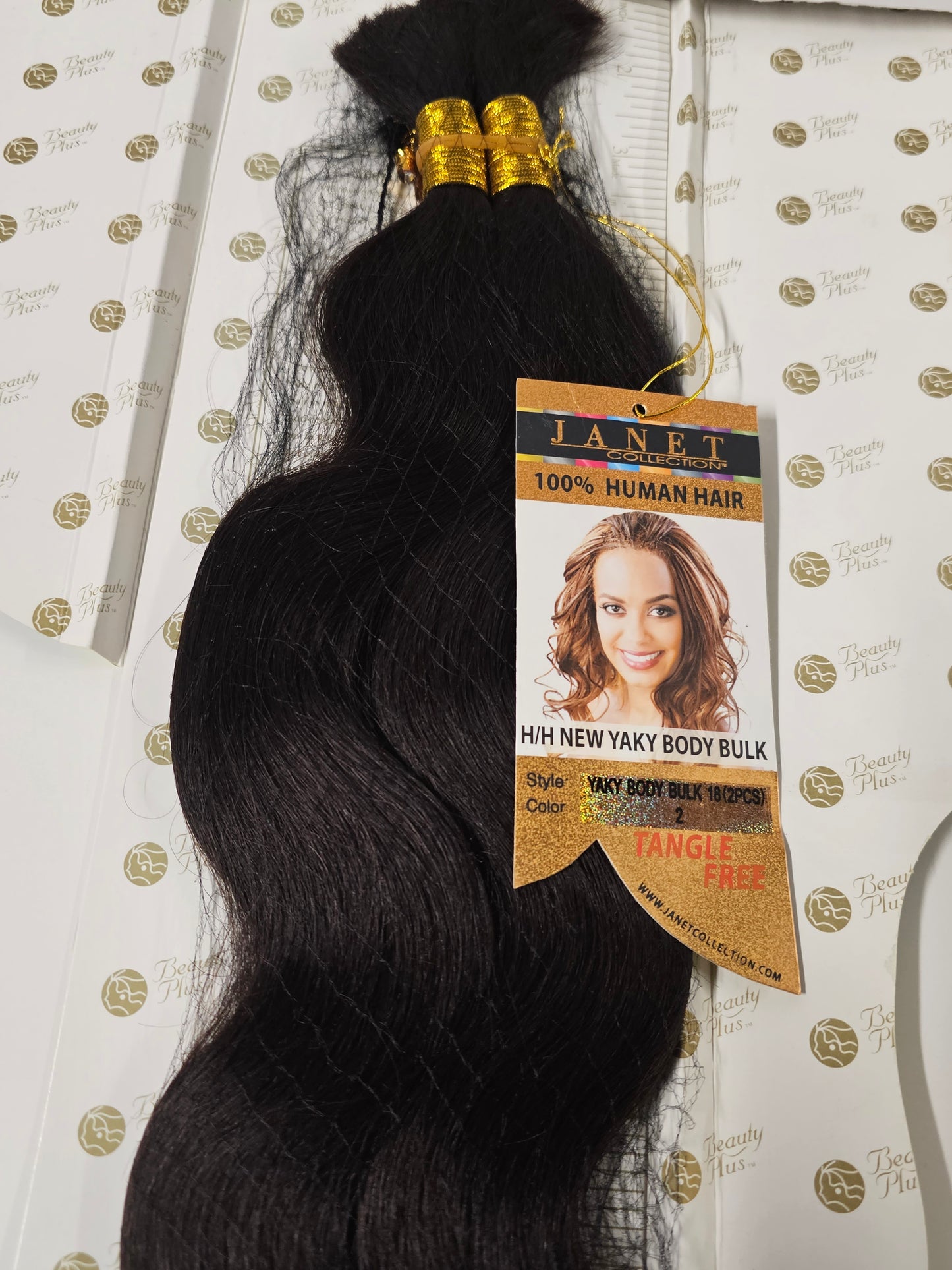 100% human hair tangle-free new yaky body bulk; curly; for braiding; for women image 4