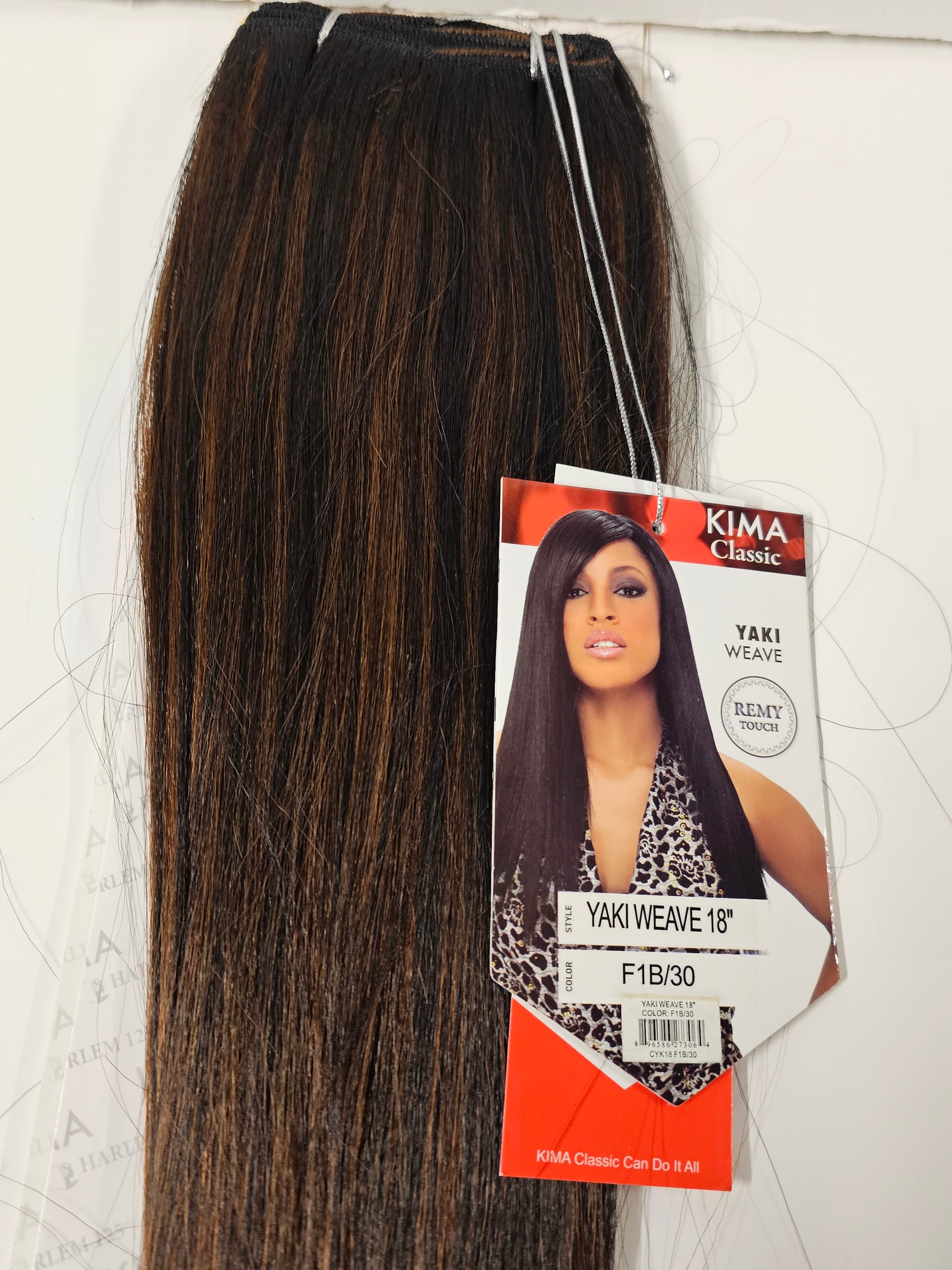 100% human hair quality Yaki weave; Remy touch; sew-in; weft; straight; women image 6