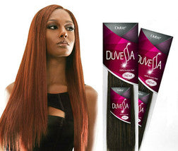 HALF PACK 100% HUMAN HAIR REMI WEAVE;STRAIGHT;TANGLE FREE;OUTRE DUVESSA;SEW-IN image 0