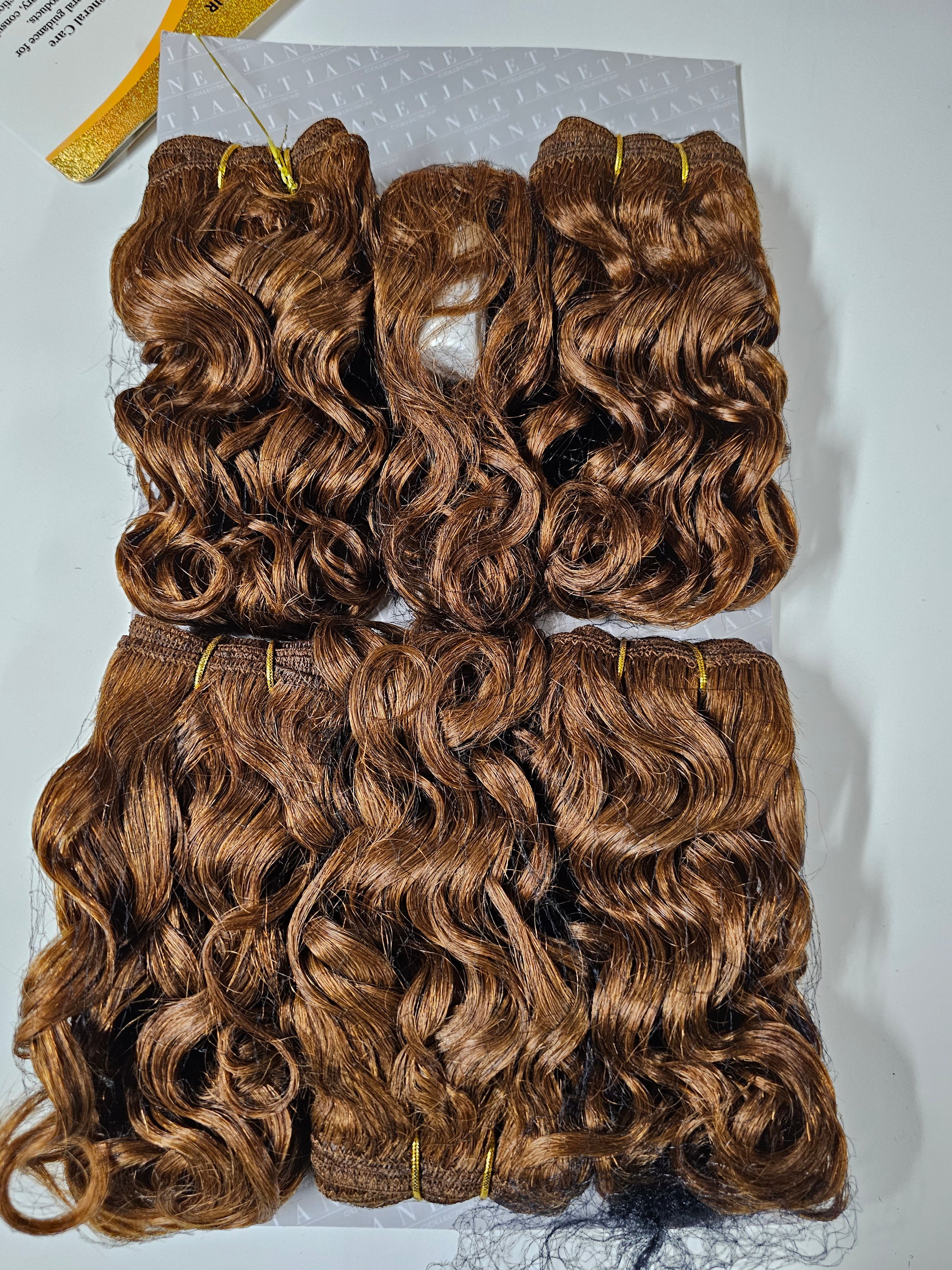100% human hair tangle-free weave; Lento; curly; sew-in; 6pcs. image 4