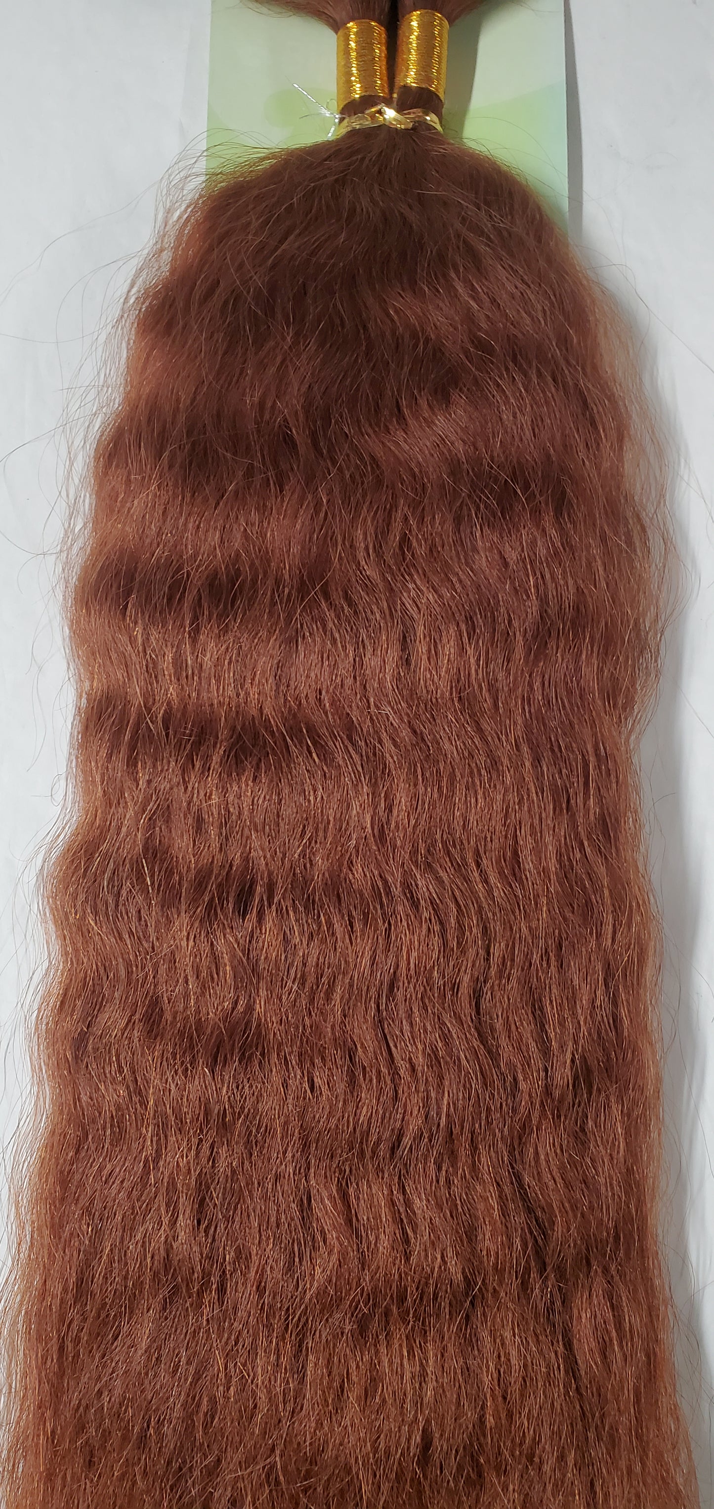 100% human hair French refined super bulk tangle-free; wet and wavy; braiding image 6