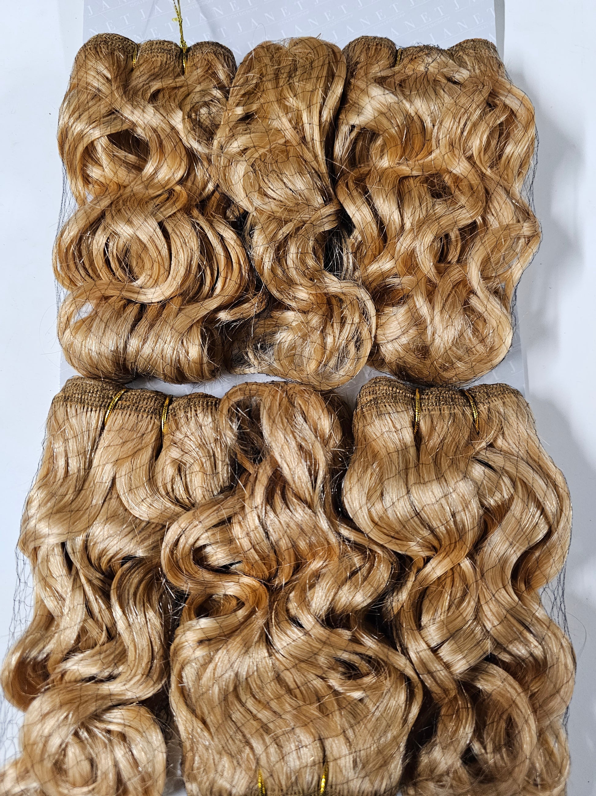 100% human hair tangle-free weave; Lento; curly; sew-in; 6pcs. image 6