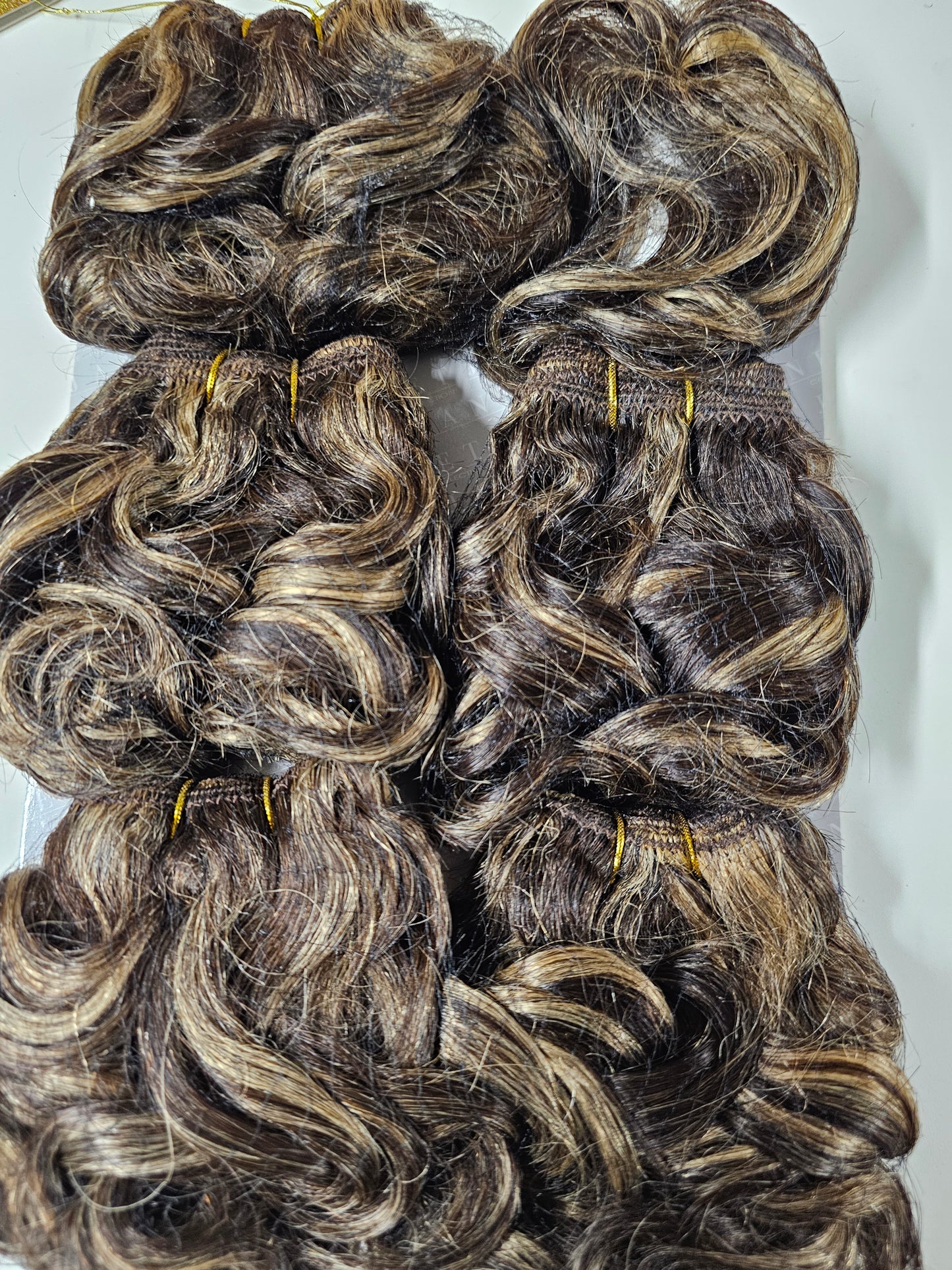 100% human hair tangle-free weave; Allegretto; sew-in; curly; 6pcs; fo image 5
