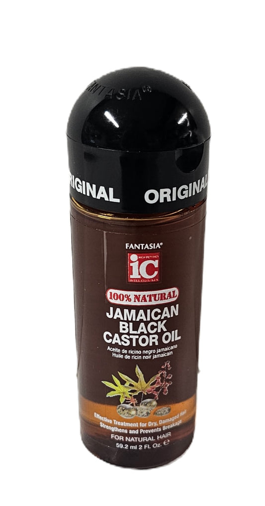 Fantasia IC 100% natural Jamaican black castor oil; 2fl.oz; unisex; travel size image 0