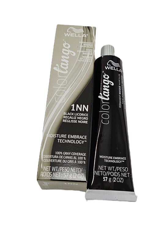 Wella color tango; permanent masque haircolor; 2oz; 1NN black licorice; unisex image 0