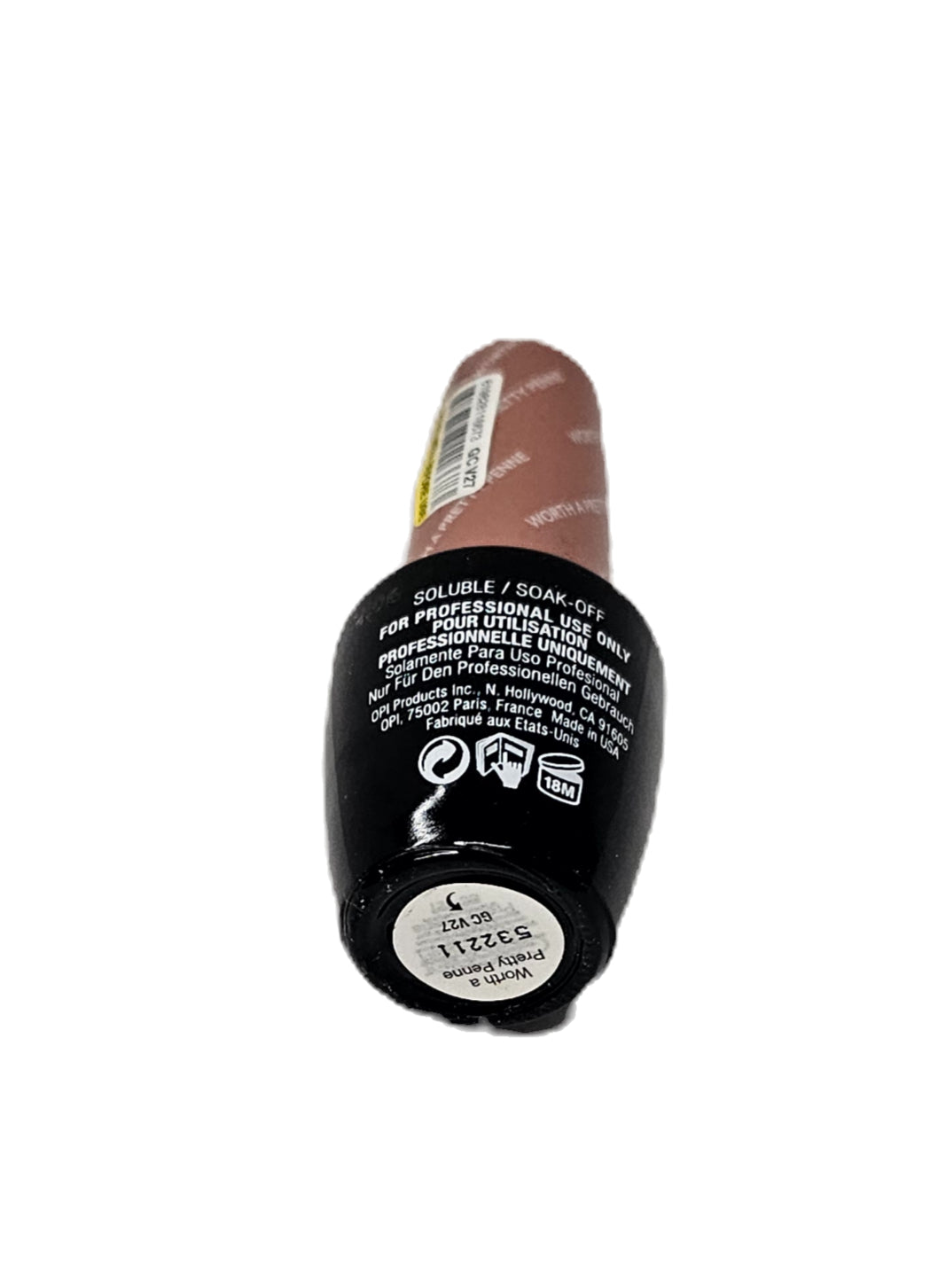 OPI Gelcolor Gel Nail Polish, Worth A Pretty Penne, 0.5 Oz image 1